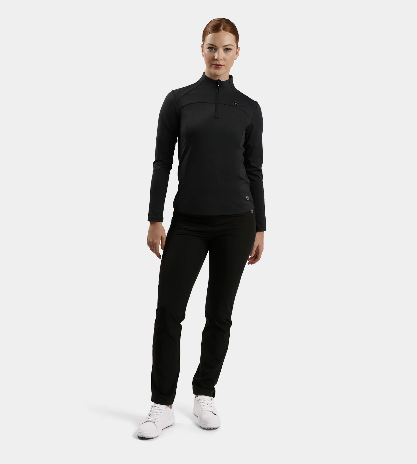 LADIES BIRDIE MIDLAYER - BLACK - Image 4