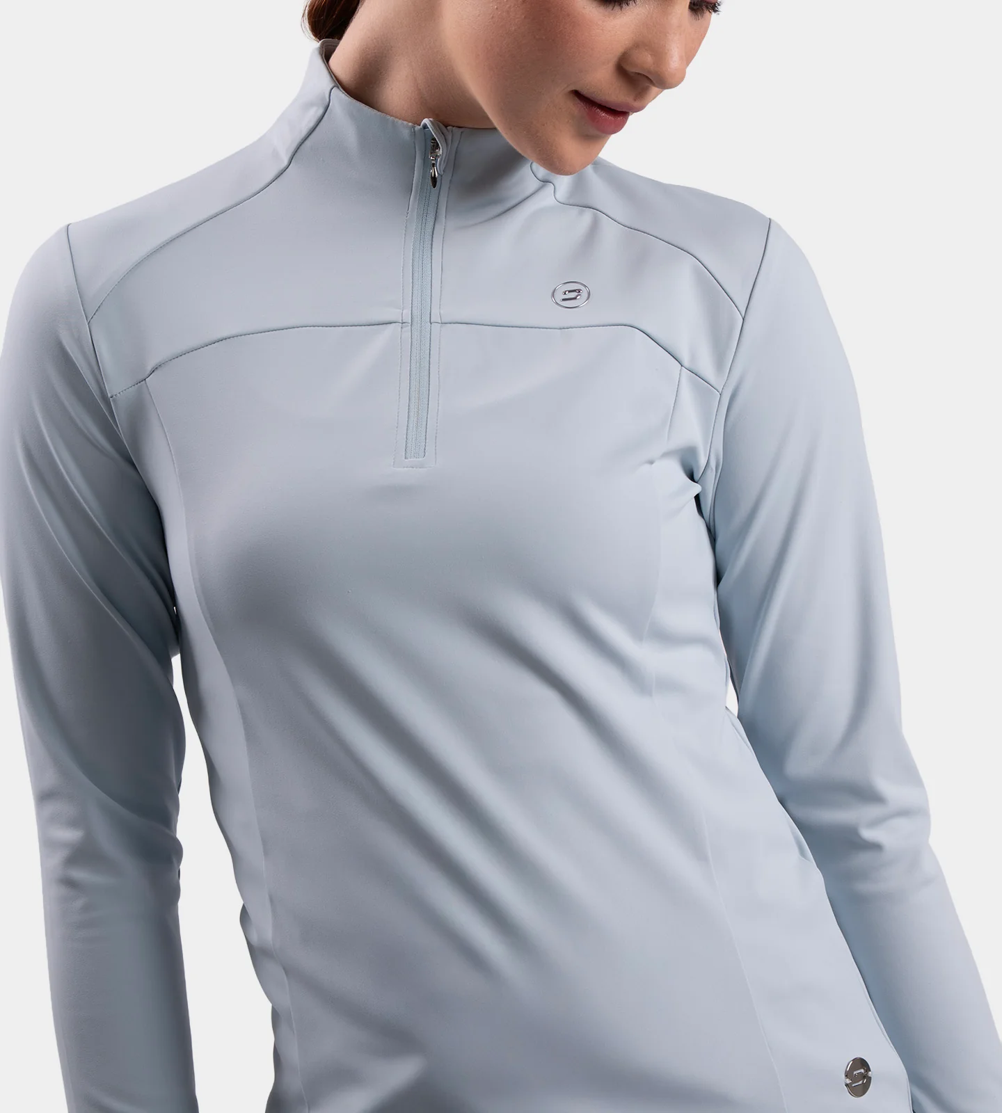 LADIES BIRDIE MIDLAYER - BLUE - Image 2