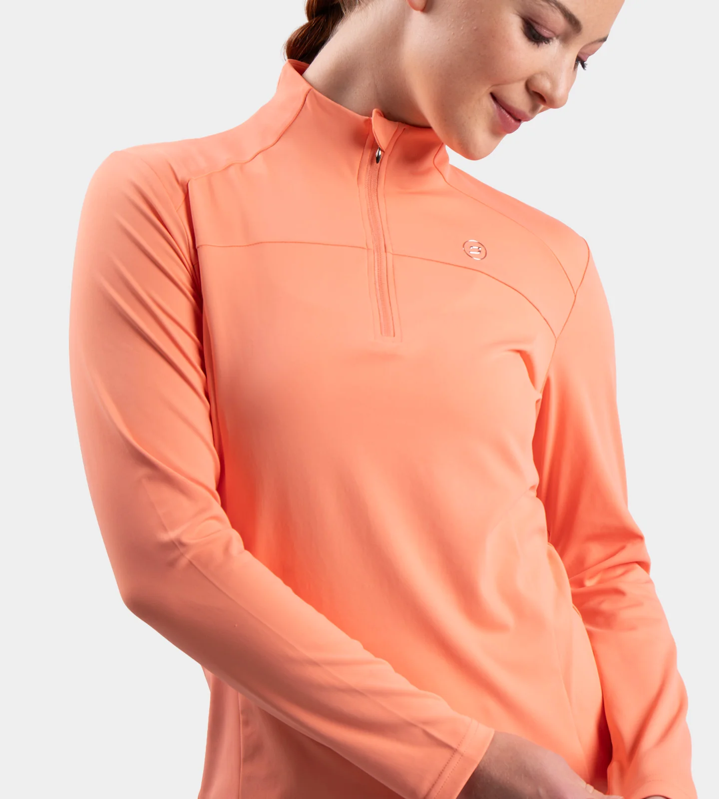 LADIES BIRDIE MIDLAYER - CORAL - Image 2