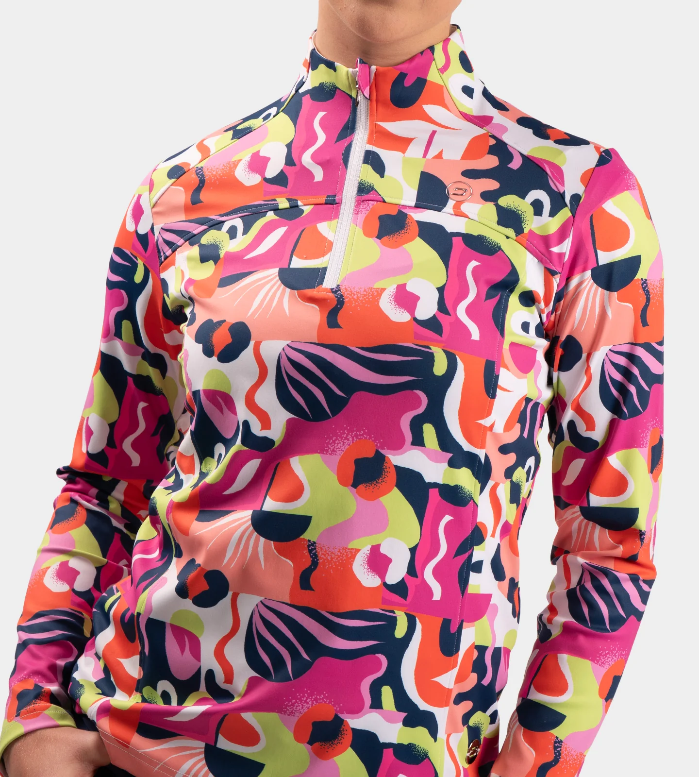 LADIES BIRDIE MIDLAYER - EXOTIC LIME - Image 2