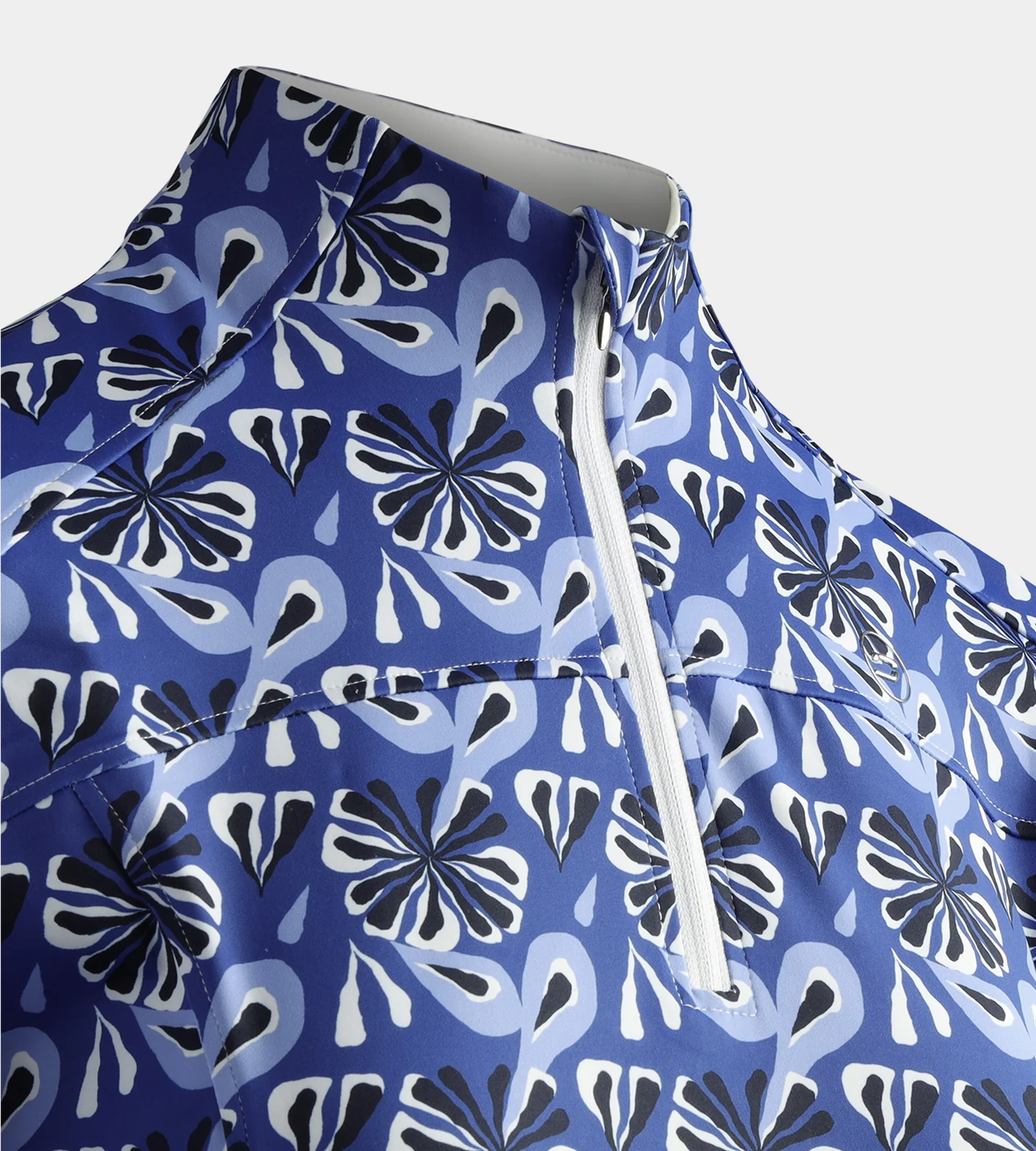LADIES BIRDIE MIDLAYER - FLORAL NAVY - Image 4