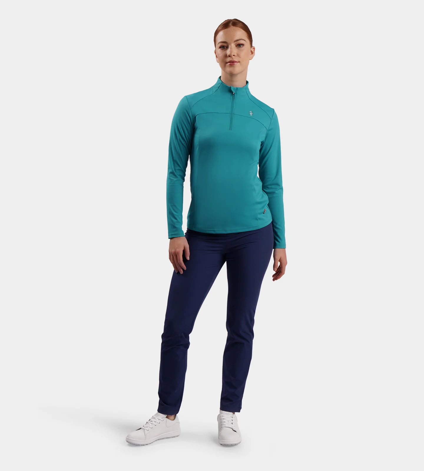 LADIES BIRDIE MIDLAYER - TEAL - Image 4