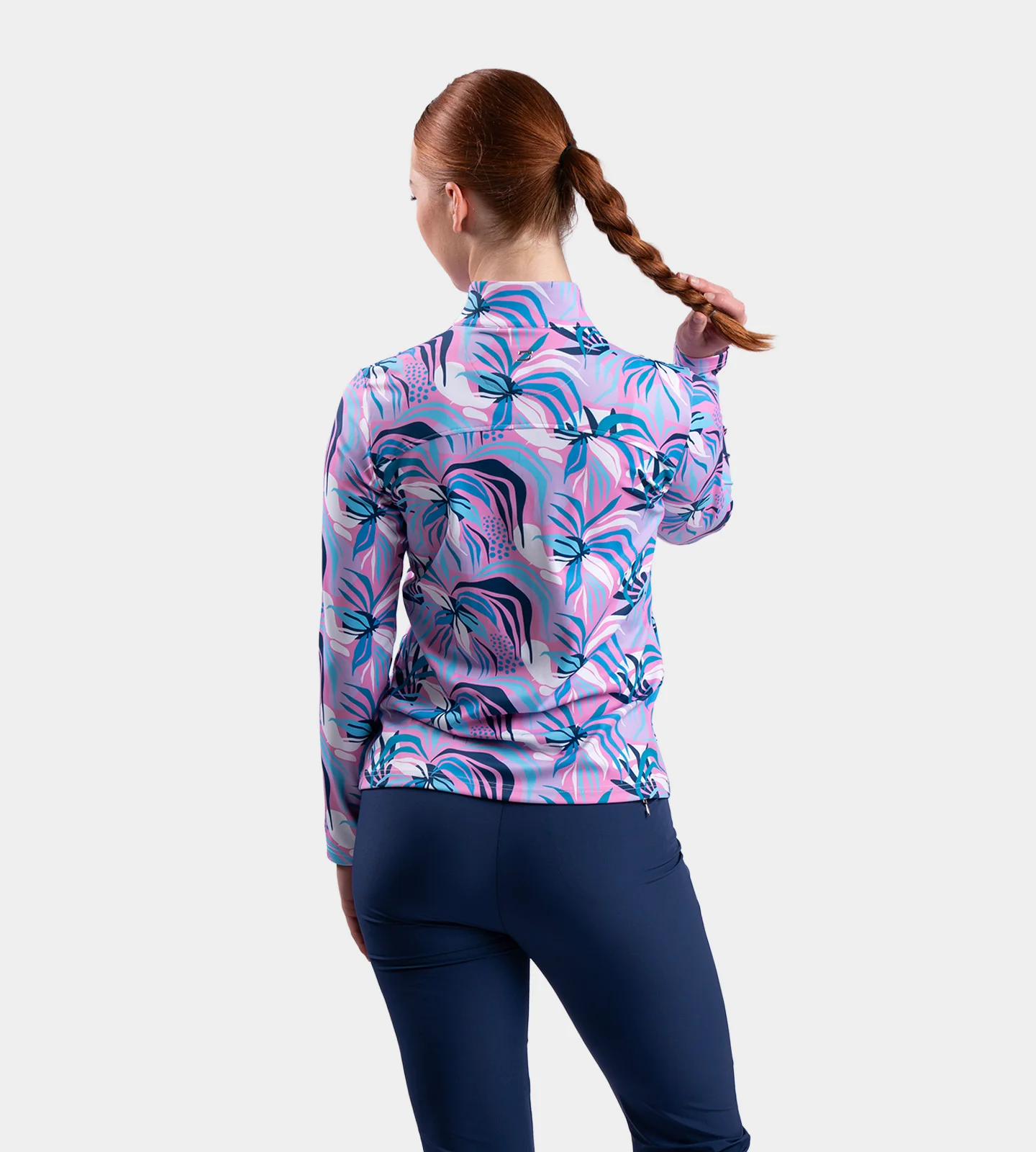 LADIES BIRDIE MIDLAYER - TROPIC PINK - Image 3