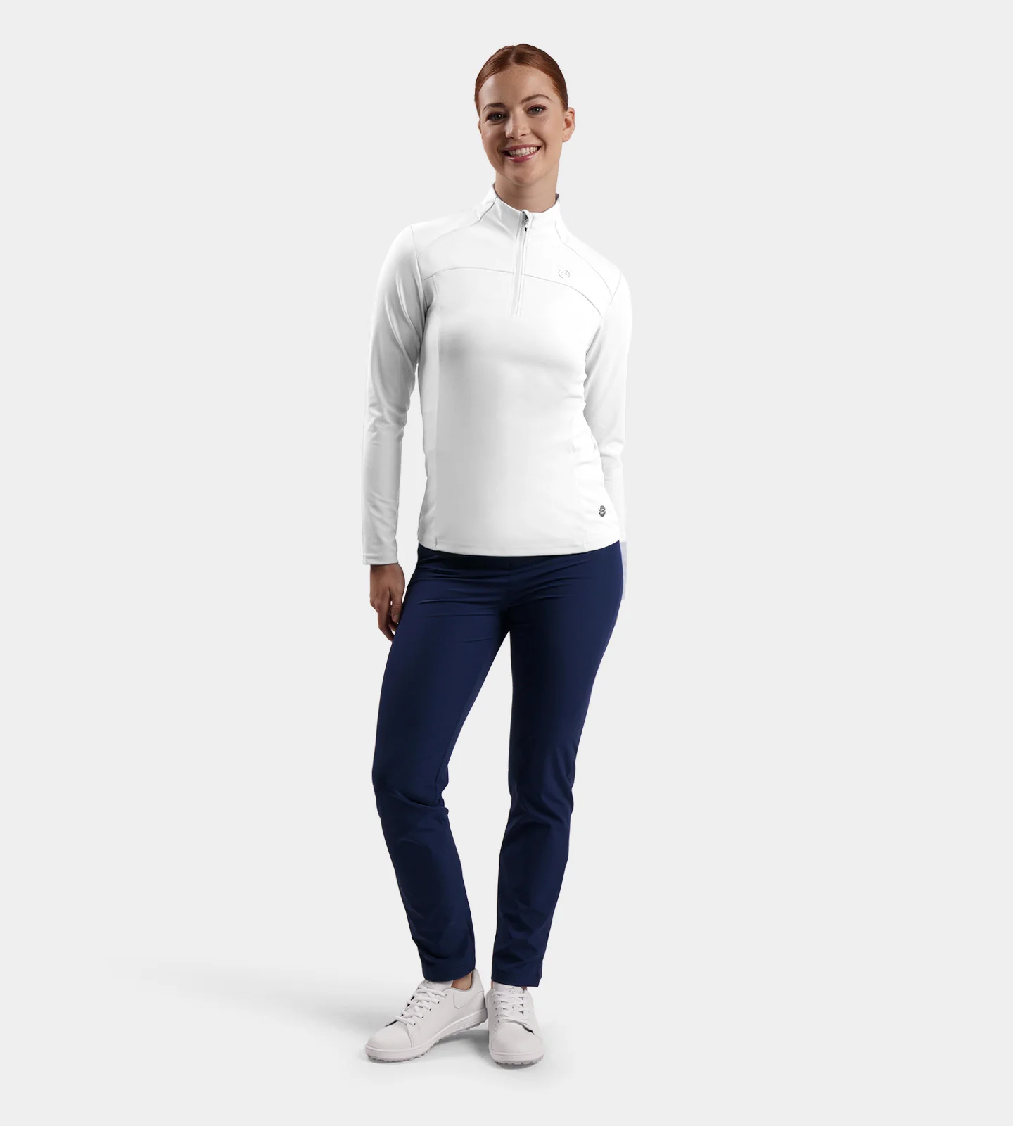 LADIES BIRDIE MIDLAYER - WHITE - Image 4