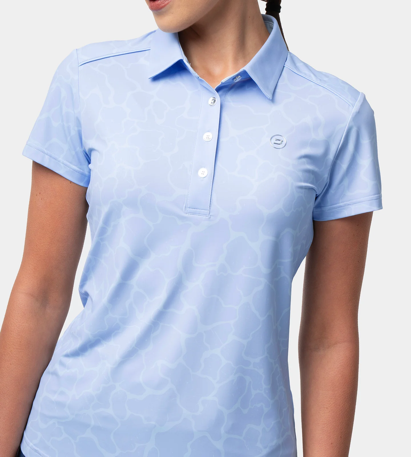 LADIES BLISS POLO - BLUE - Image 2