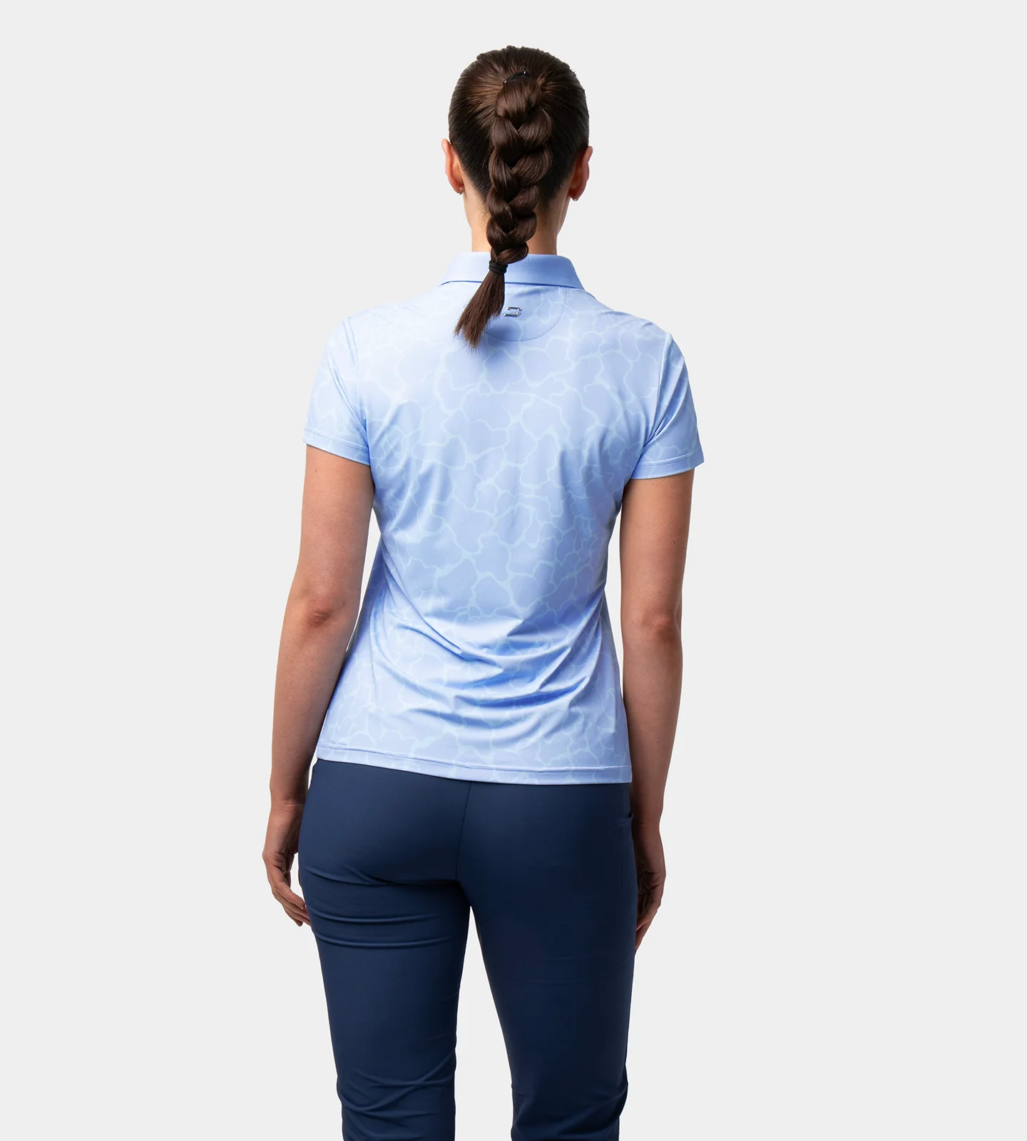 LADIES BLISS POLO - BLUE - Image 3
