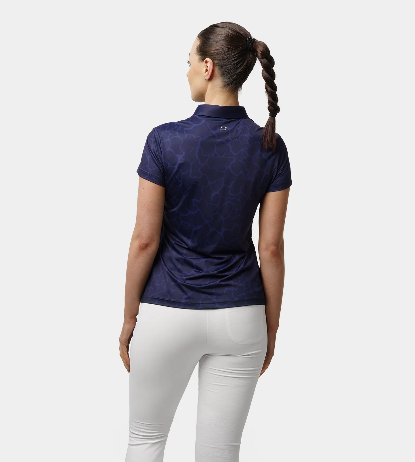 LADIES BLISS POLO - NAVY - Image 3