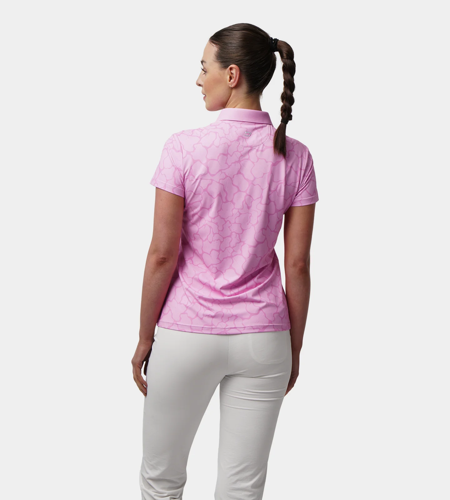 LADIES BLISS POLO - PINK - Image 2