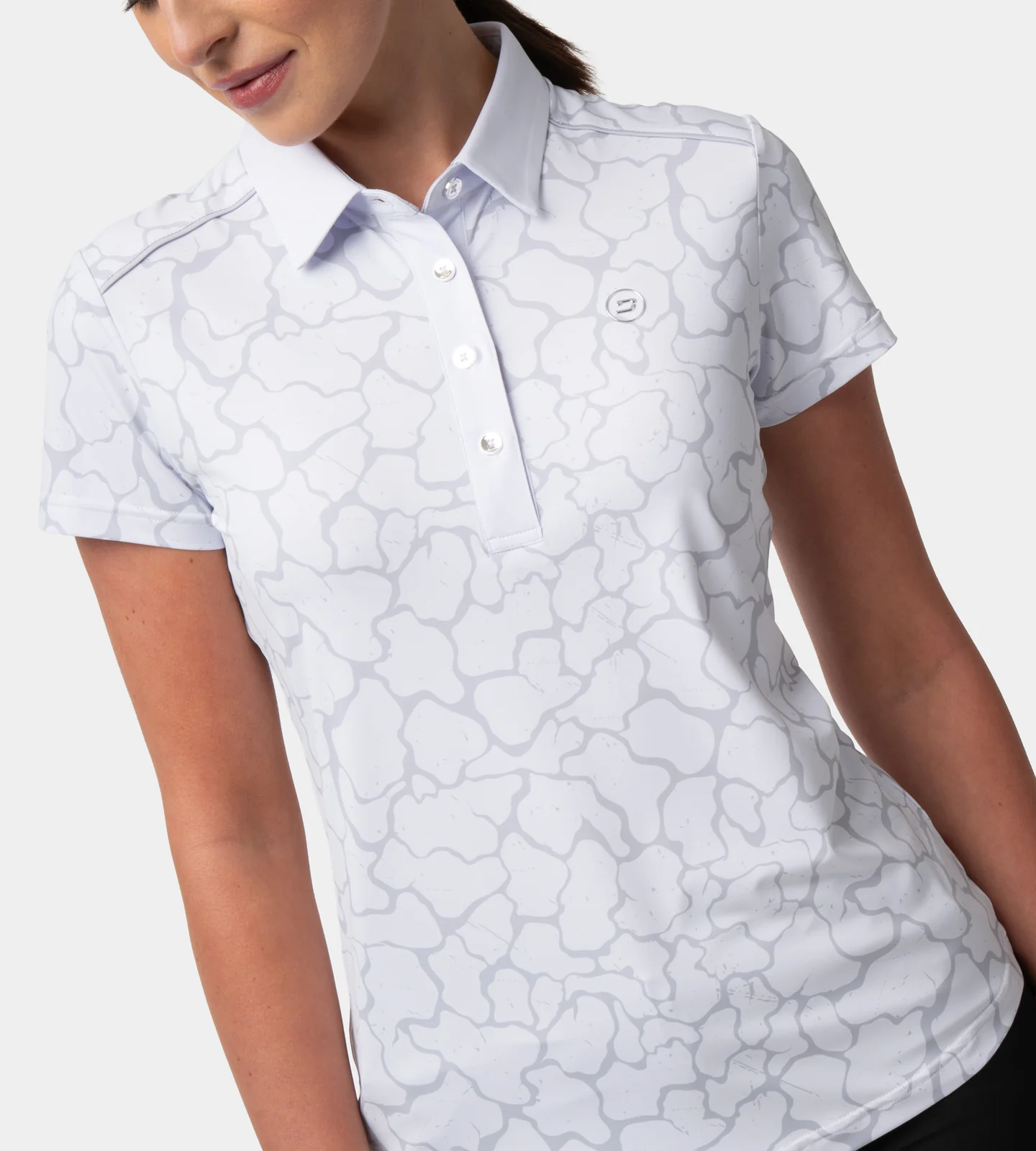 LADIES BLISS POLO - WHITE - Image 2