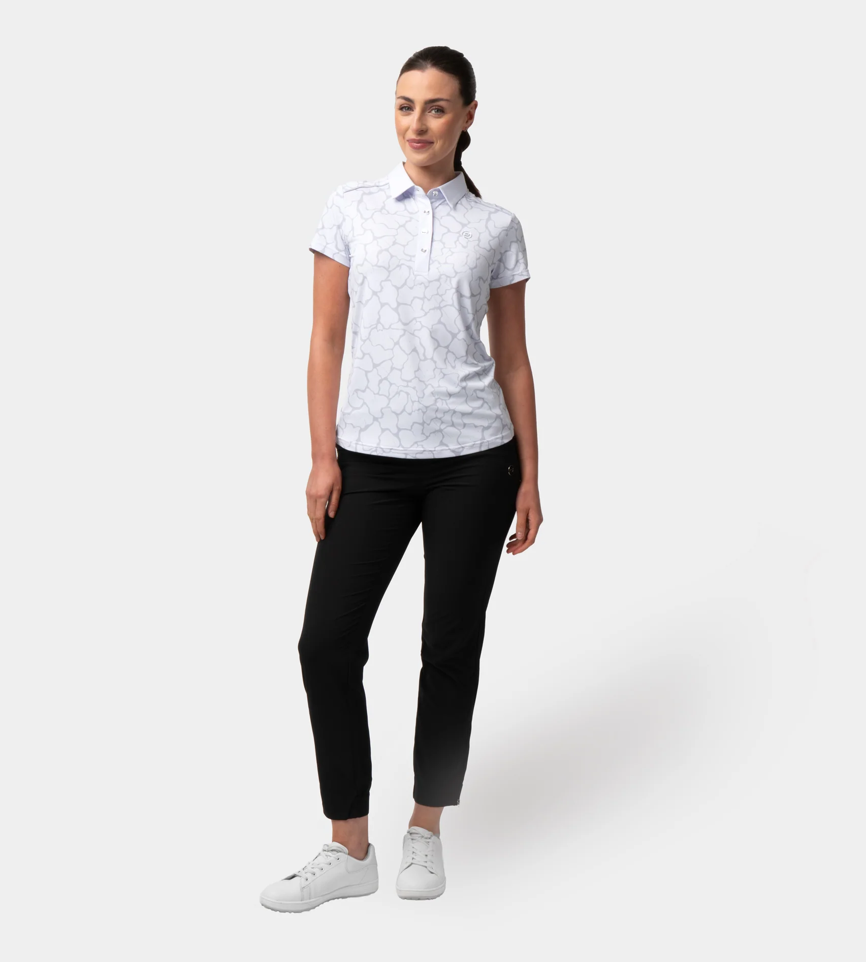 LADIES BLISS POLO - WHITE - Image 4