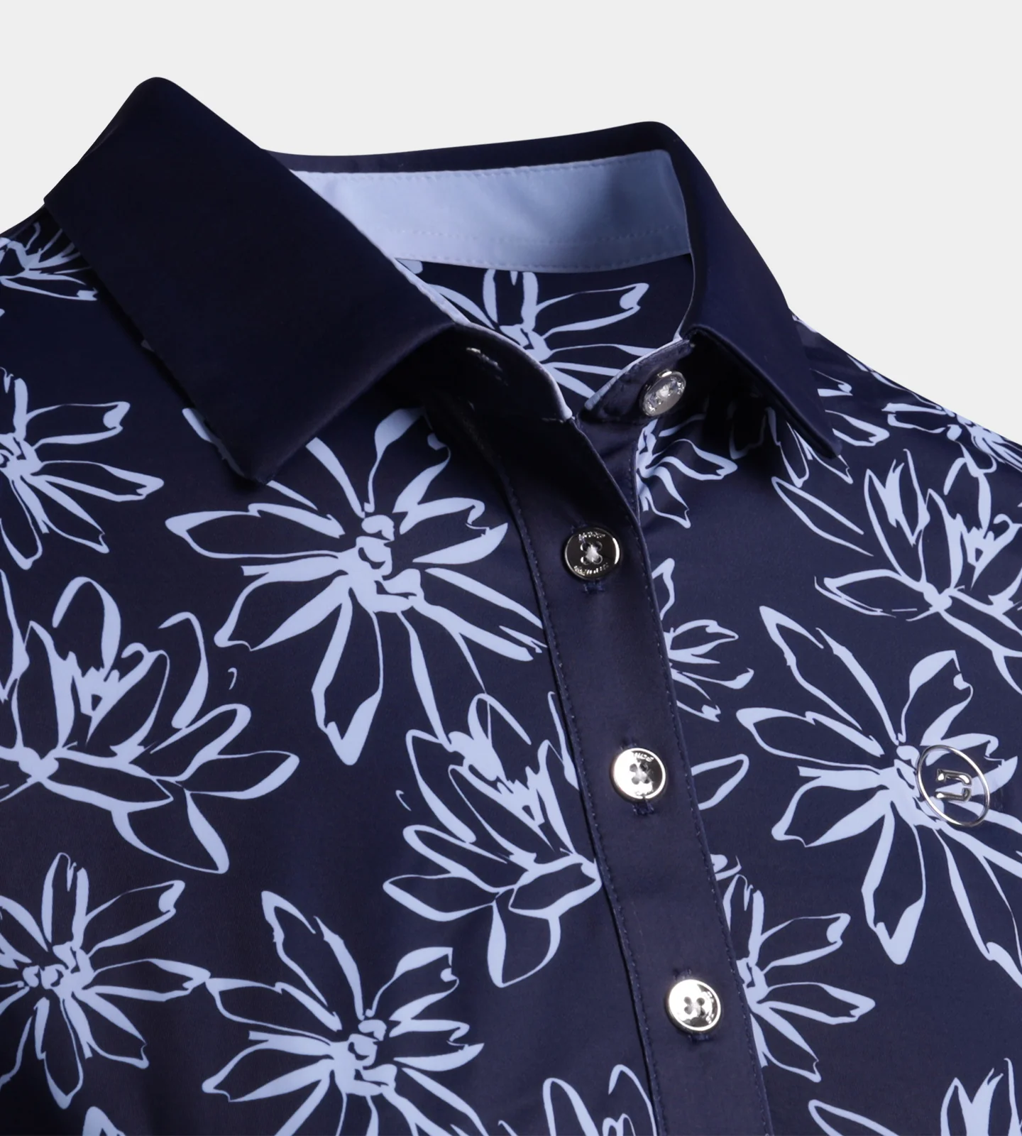 LADIES BLOOM POLO - NAVY - Image 7