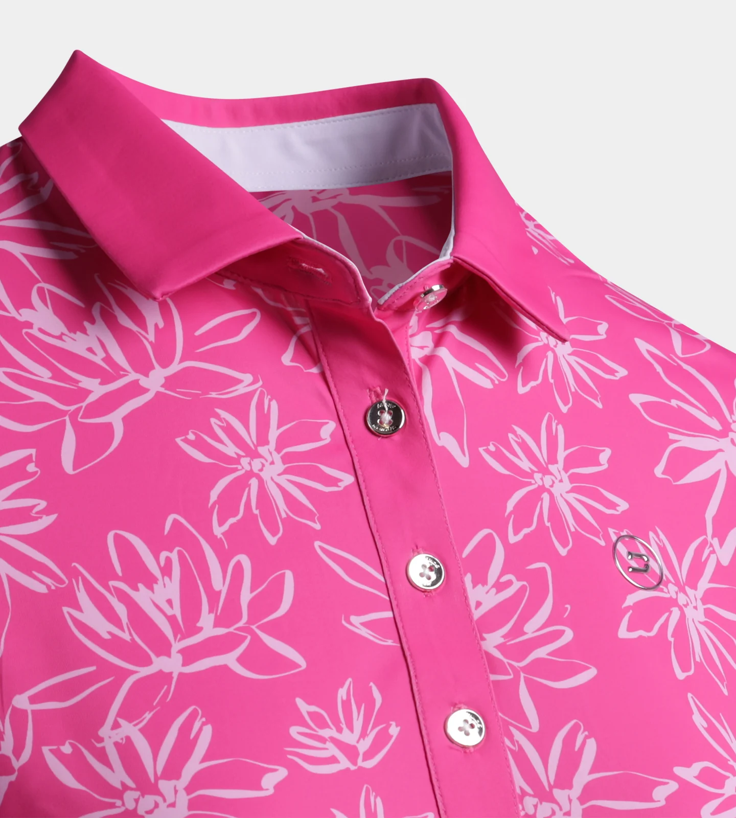 LADIES BLOOM POLO - PINK - Image 7