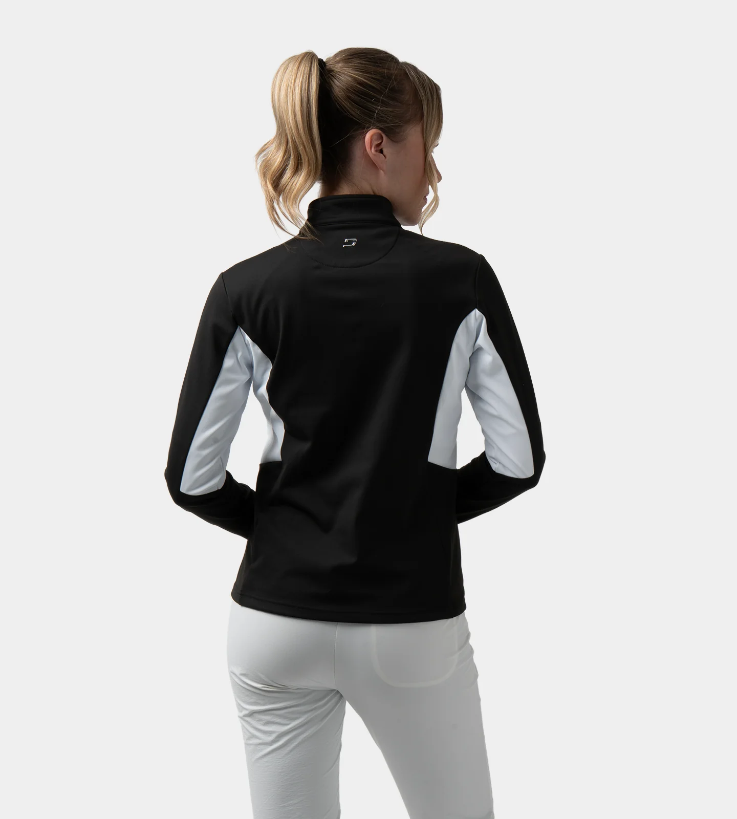 LADIES BREEZY MIDLAYER - BLACK - Image 3