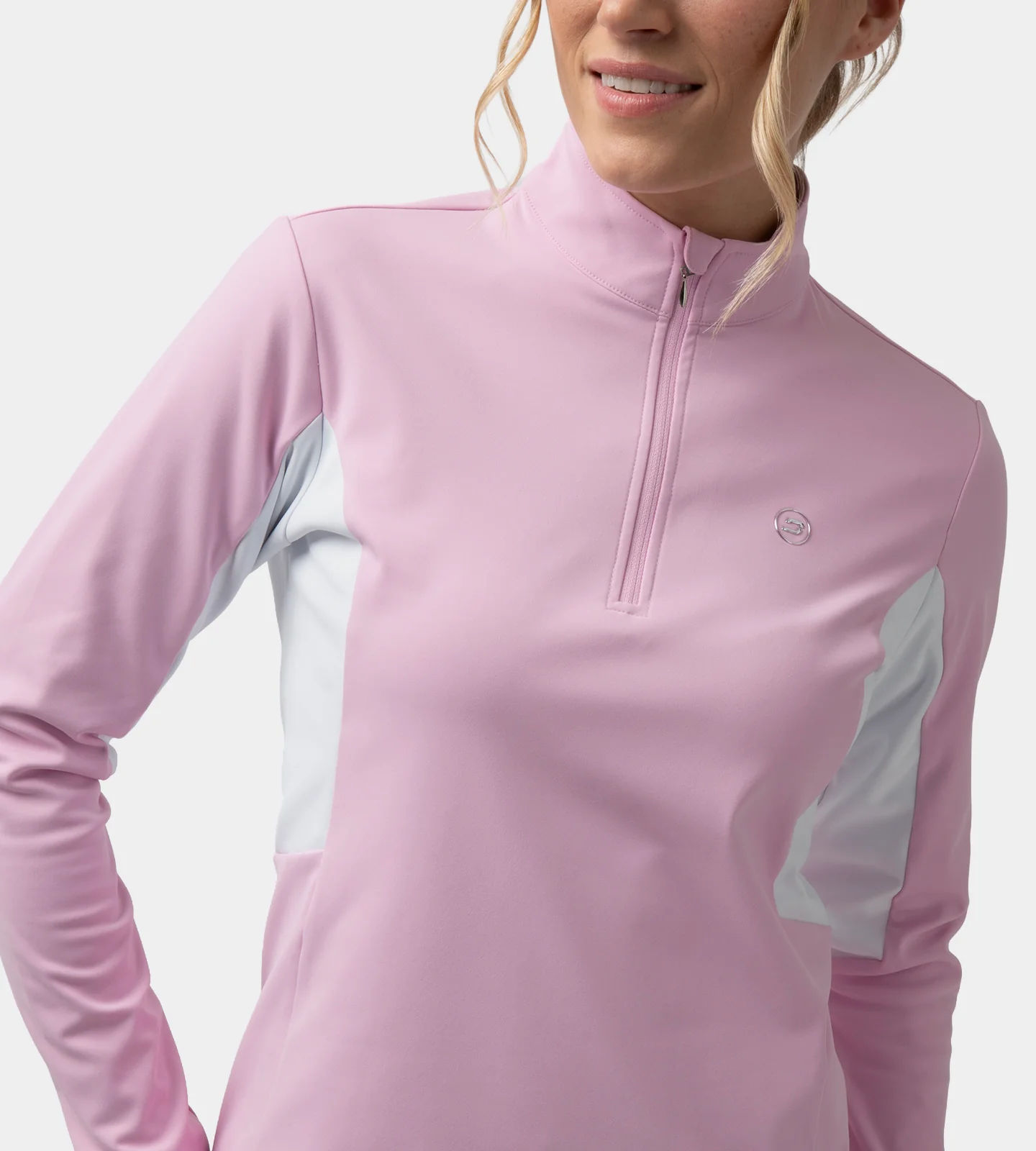 LADIES BREEZY MIDLAYER - BLUSH - Image 2
