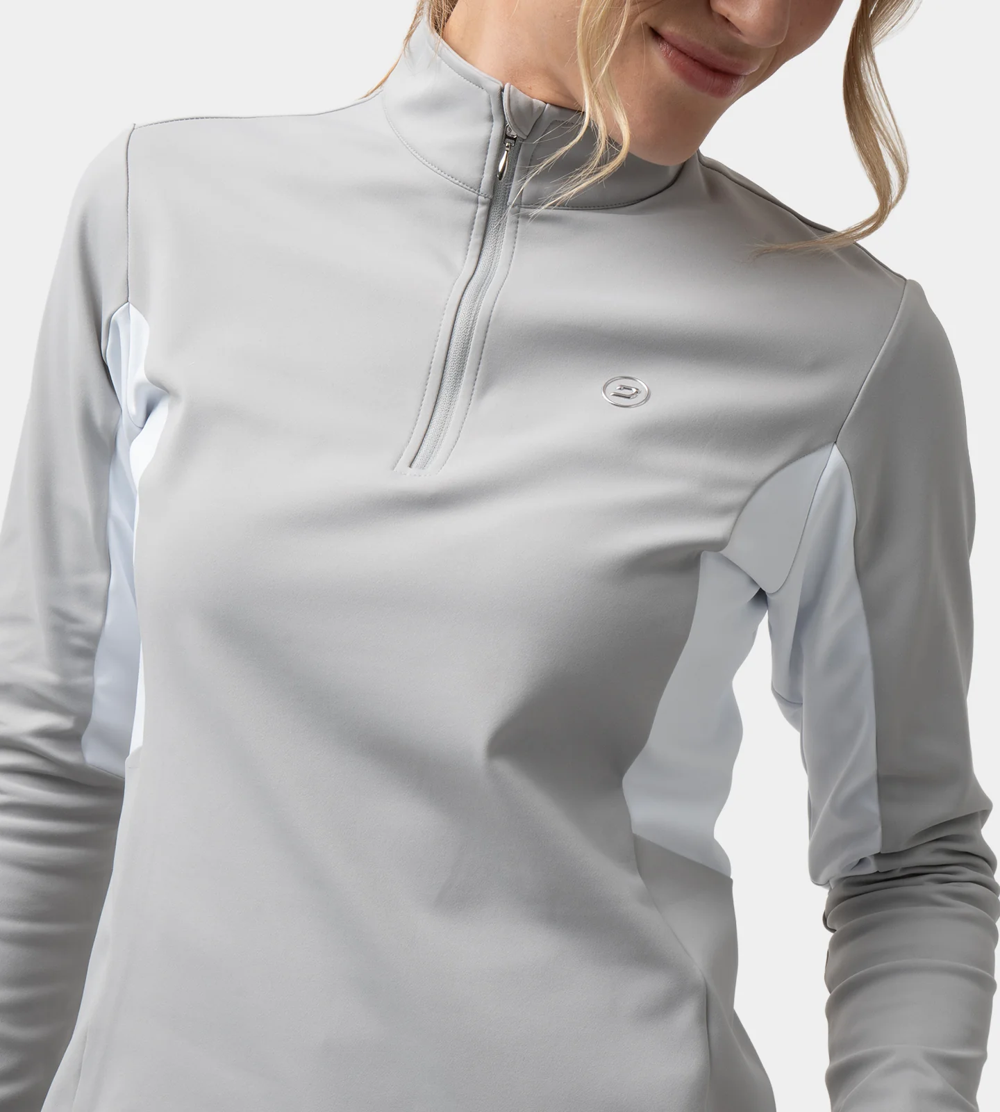 LADIES BREEZY MIDLAYER - GREY - Image 2