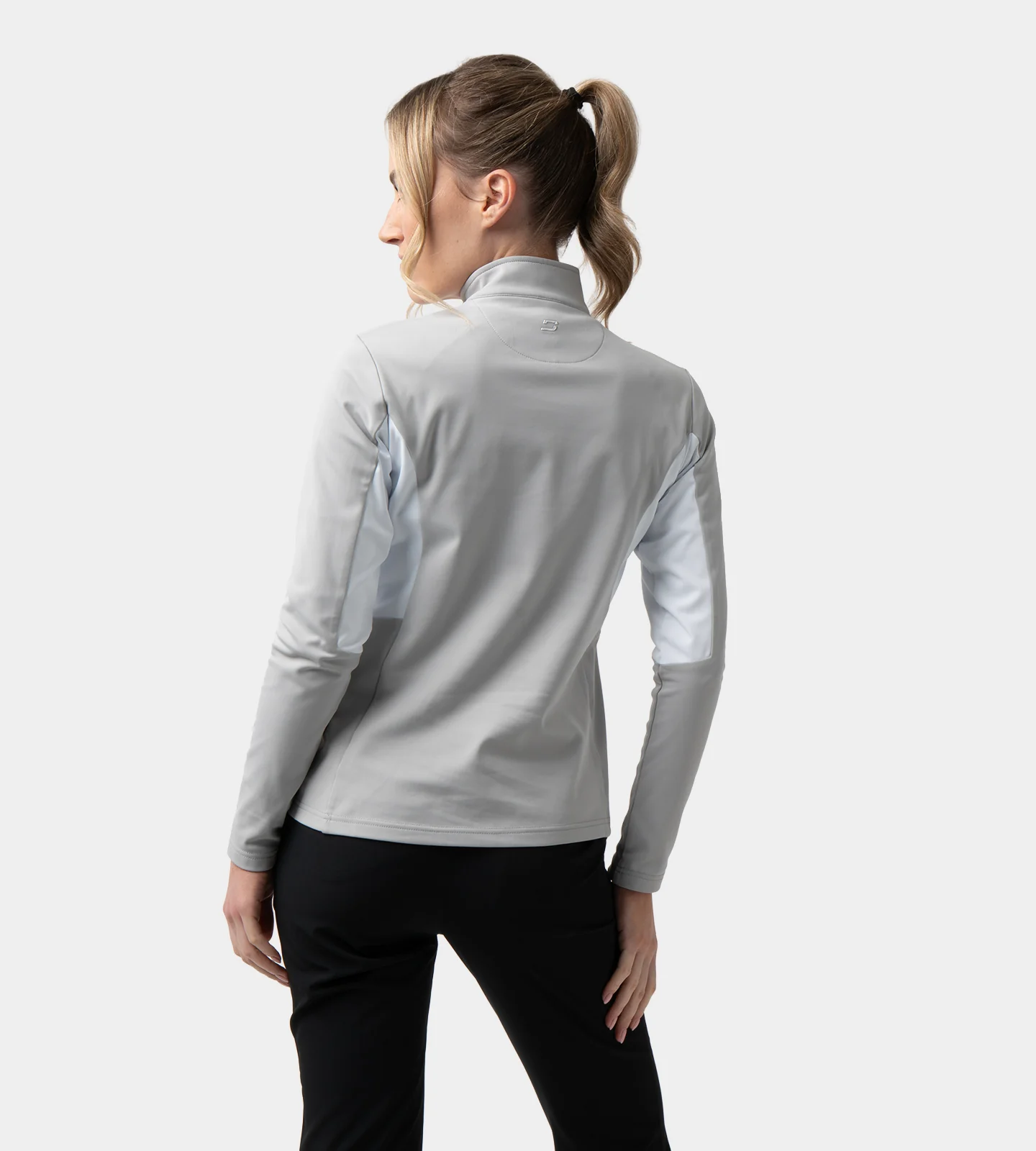 LADIES BREEZY MIDLAYER - GREY - Image 3