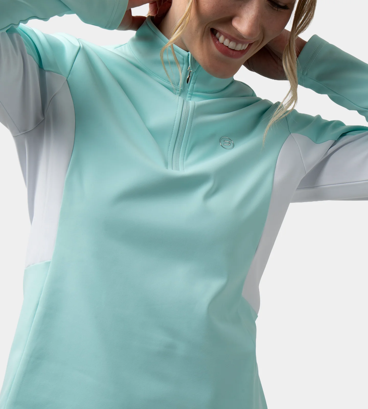 LADIES BREEZY MIDLAYER - MINT - Image 2