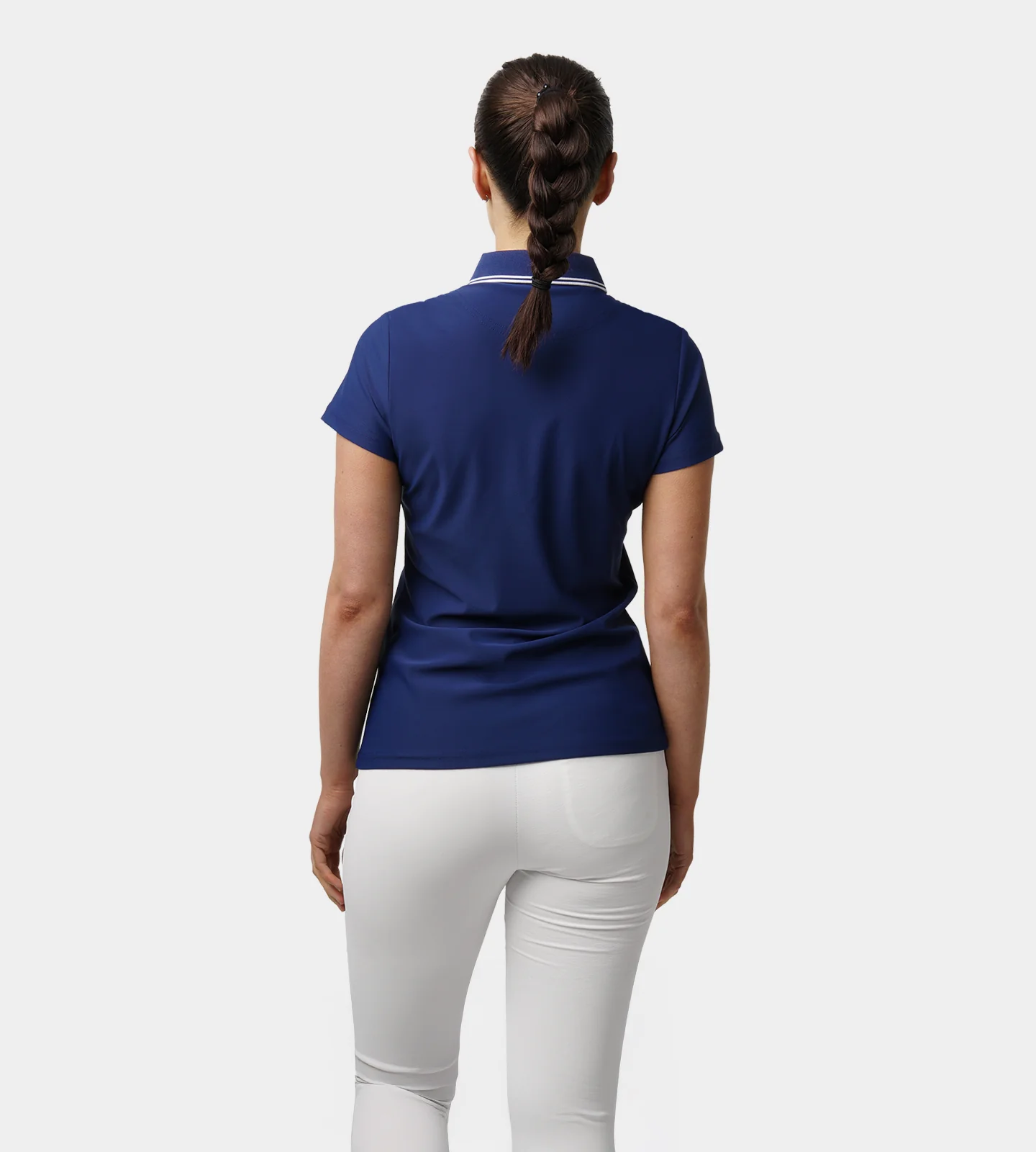 LADIES CLASSIC FIT POLO - NAVY - Image 3