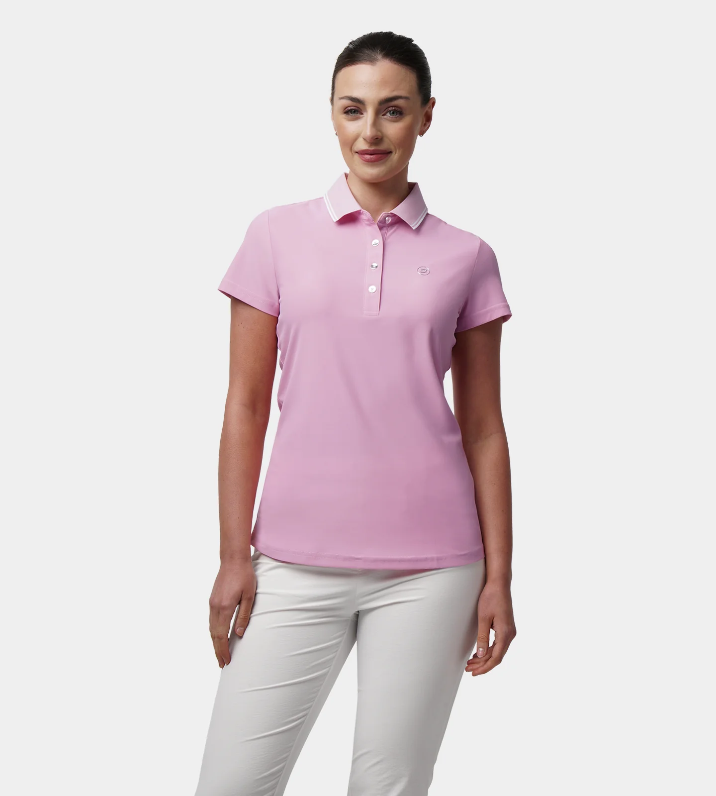 LADIES CLASSIC FIT POLO - PINK