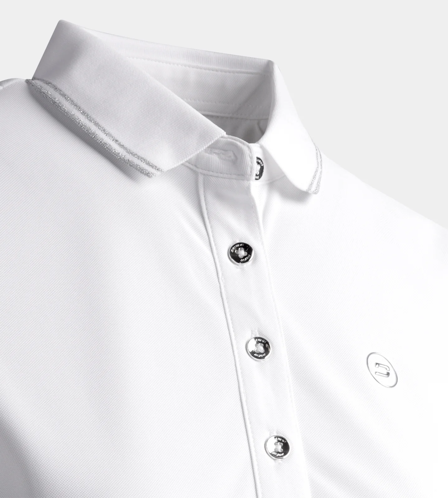 LADIES CLASSIC FIT POLO - WHITE - Image 7