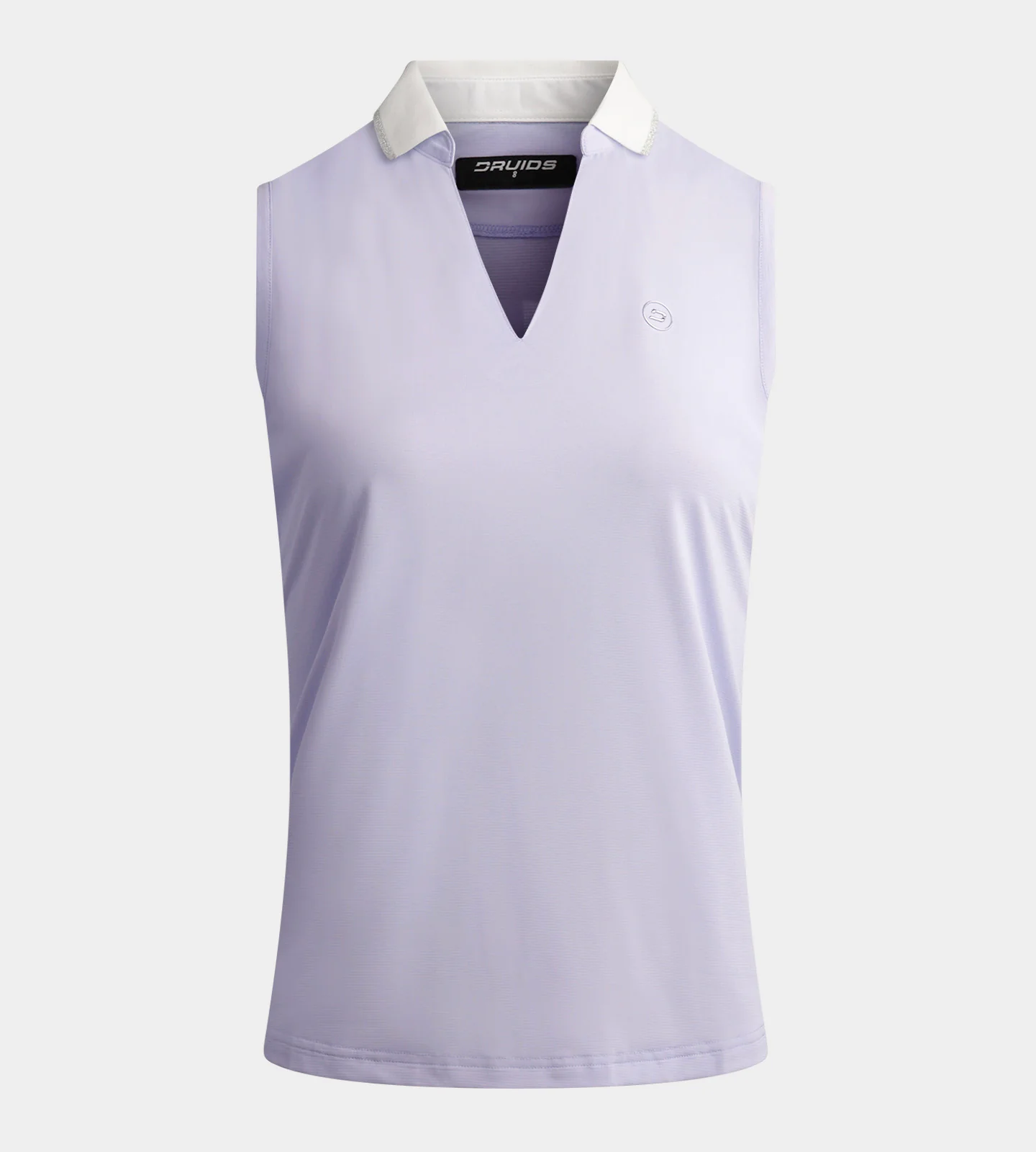 LADIES CLASSIC V NECK POLO - LAVENDER - Image 4