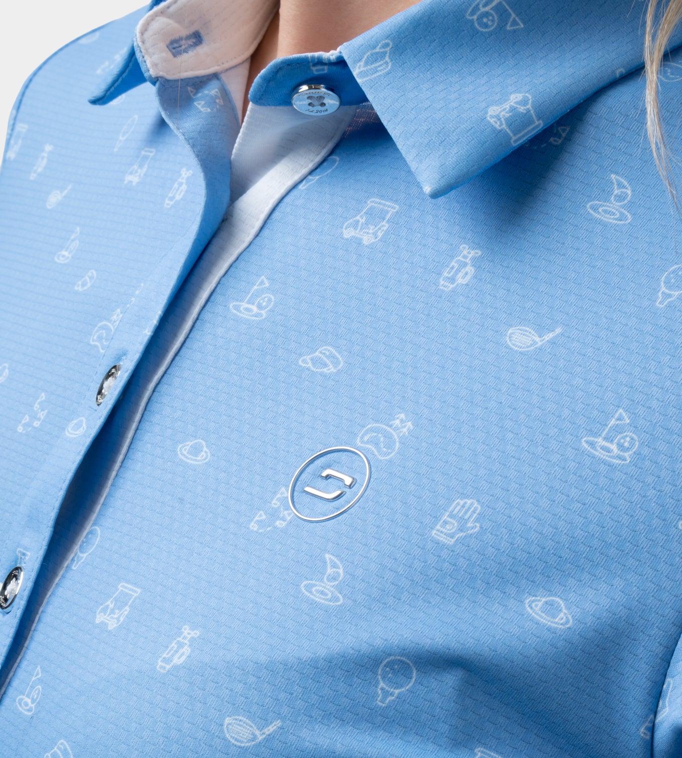 LADIES CLUB 2.0 POLO - BLUE - Image 2