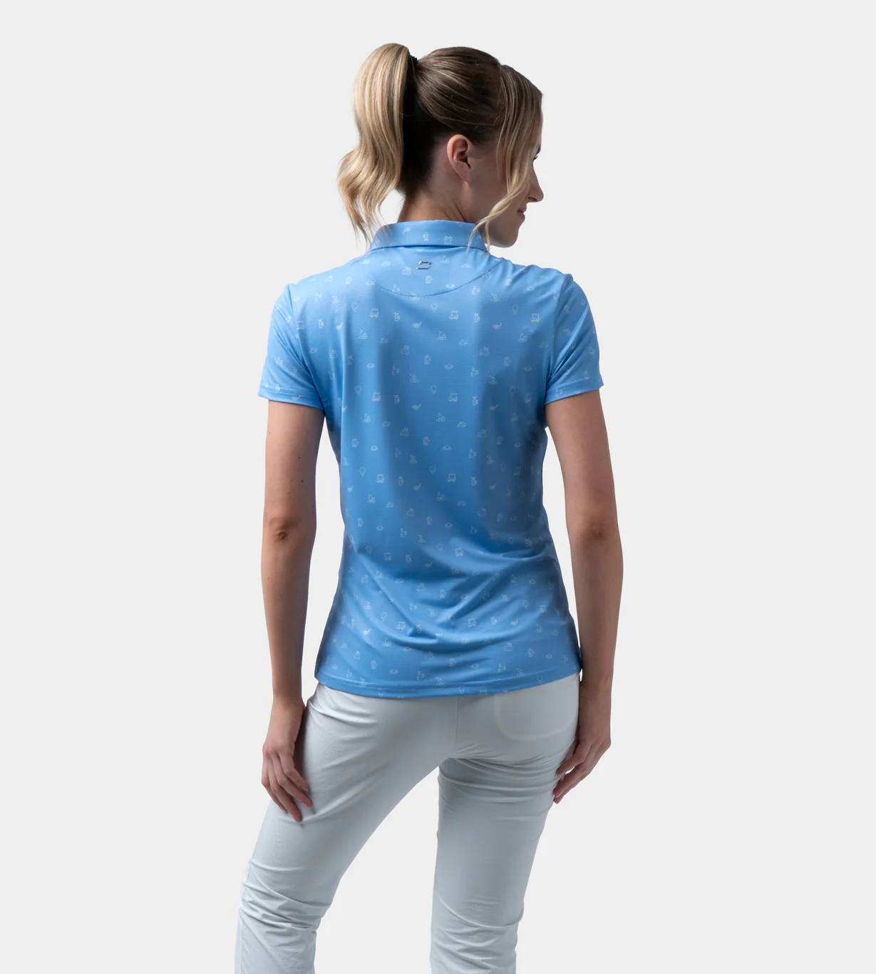 LADIES CLUB 2.0 POLO - BLUE - Image 3