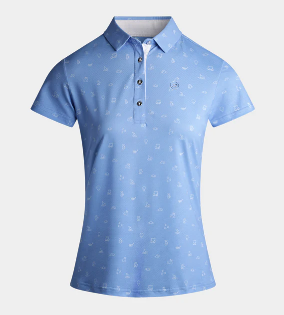 LADIES CLUB 2.0 POLO - BLUE - Image 5