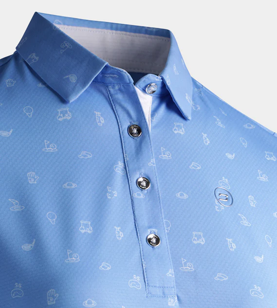 LADIES CLUB 2.0 POLO - BLUE - Image 6