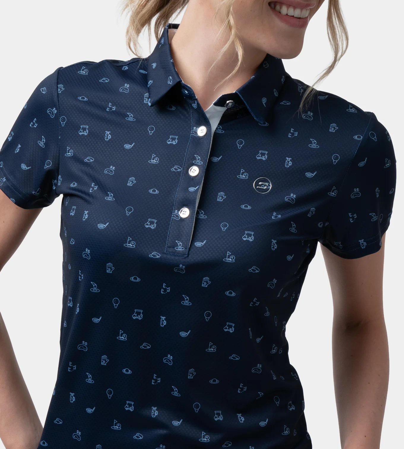 LADIES CLUB 2.0 POLO - NAVY - Image 2
