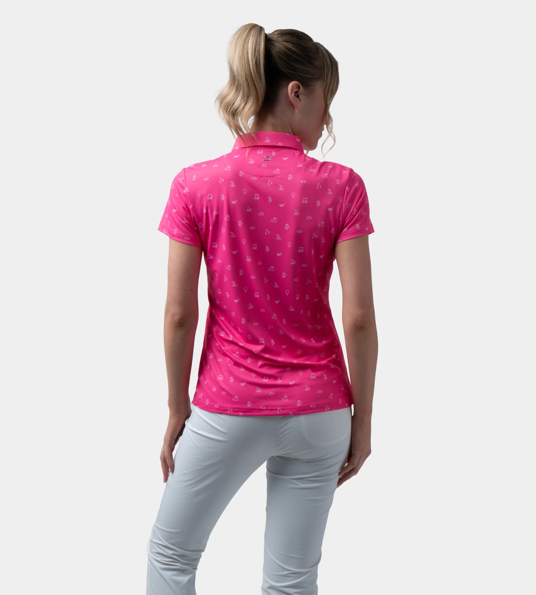 LADIES CLUB 2.0 POLO - PINK - Image 3