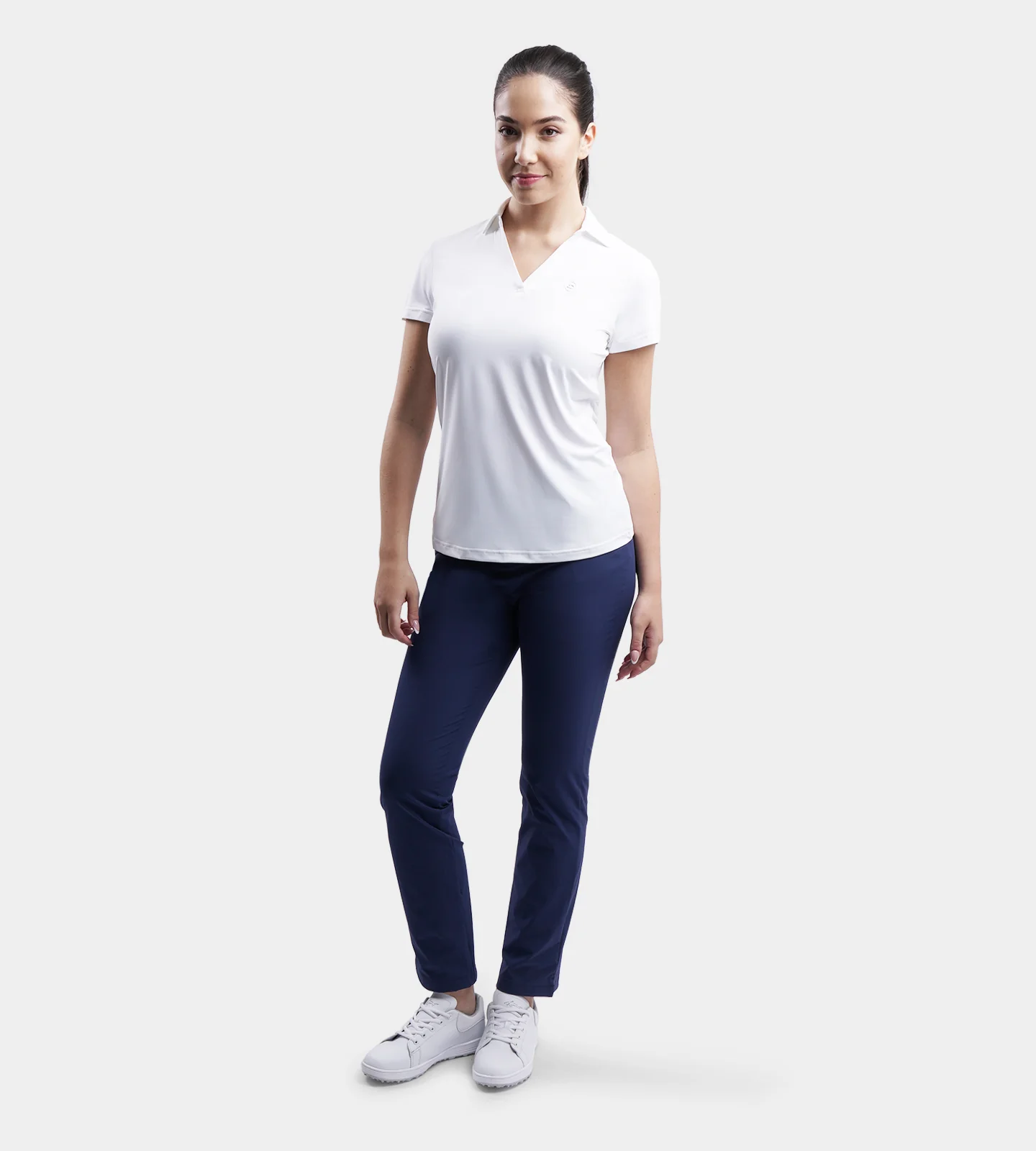 LADIES CLUBHOUSE POLO - WHITE - Image 3