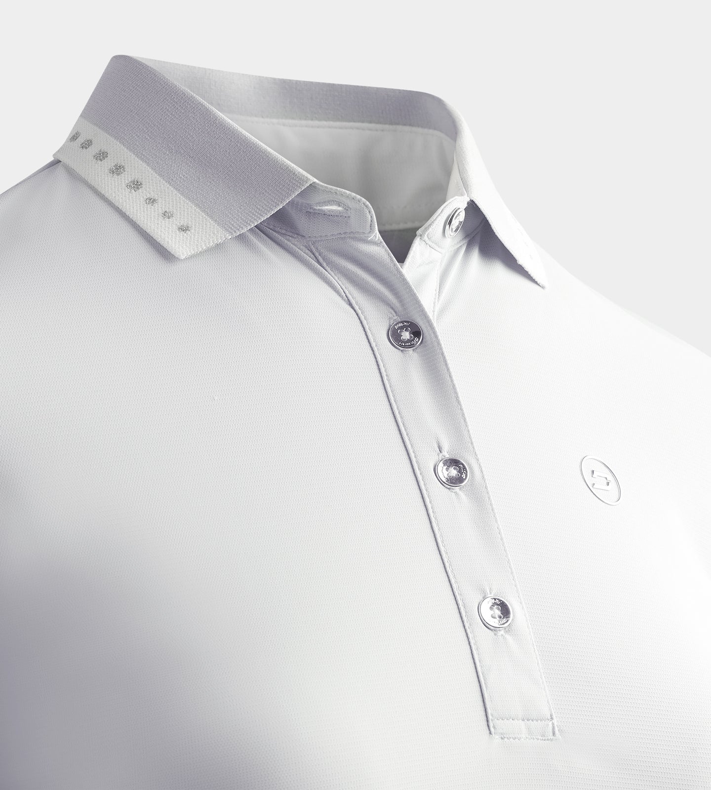 LADIES COUTURE POLO - BLUE - Image 4