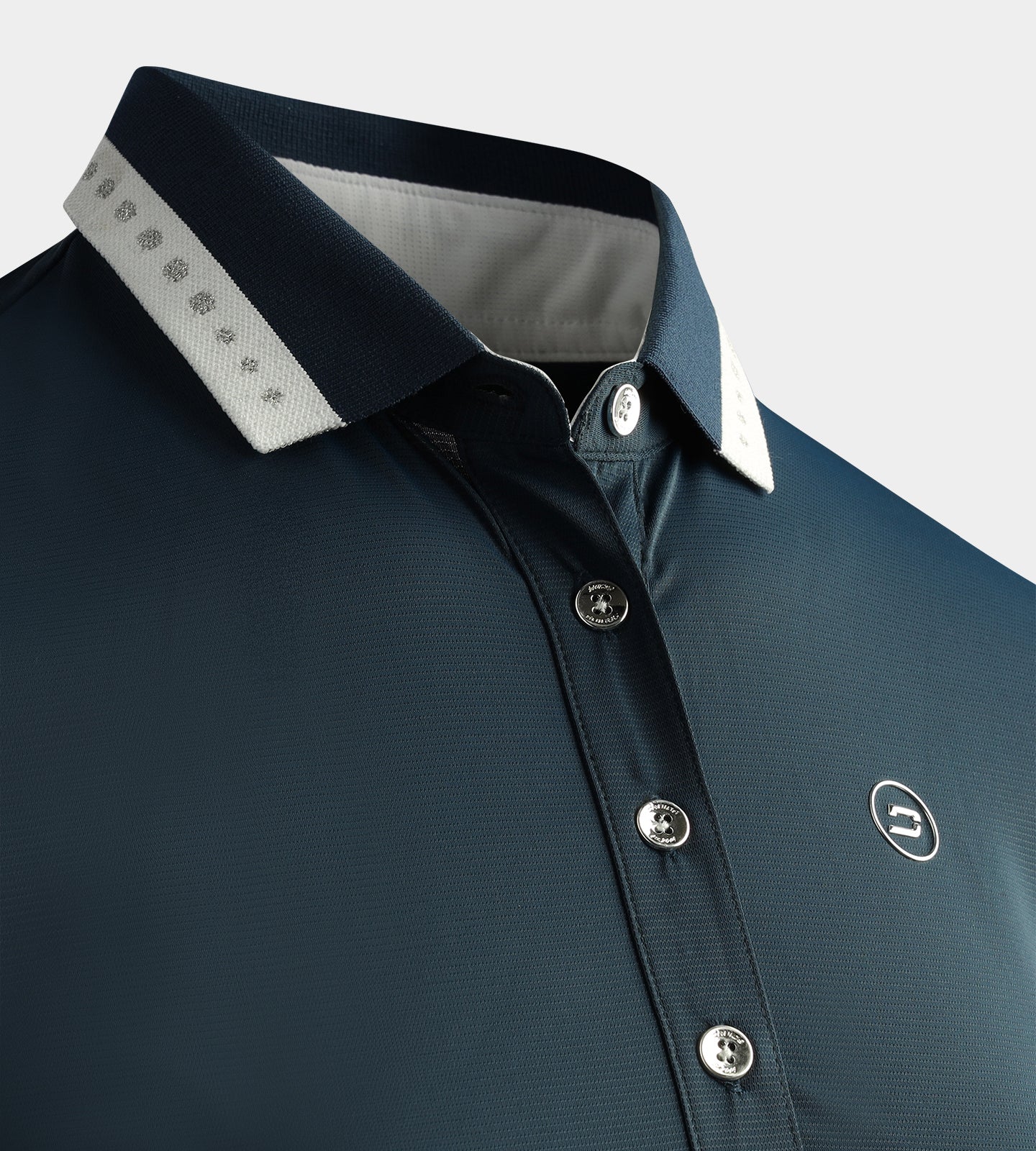 LADIES COUTURE POLO - NAVY - Image 4