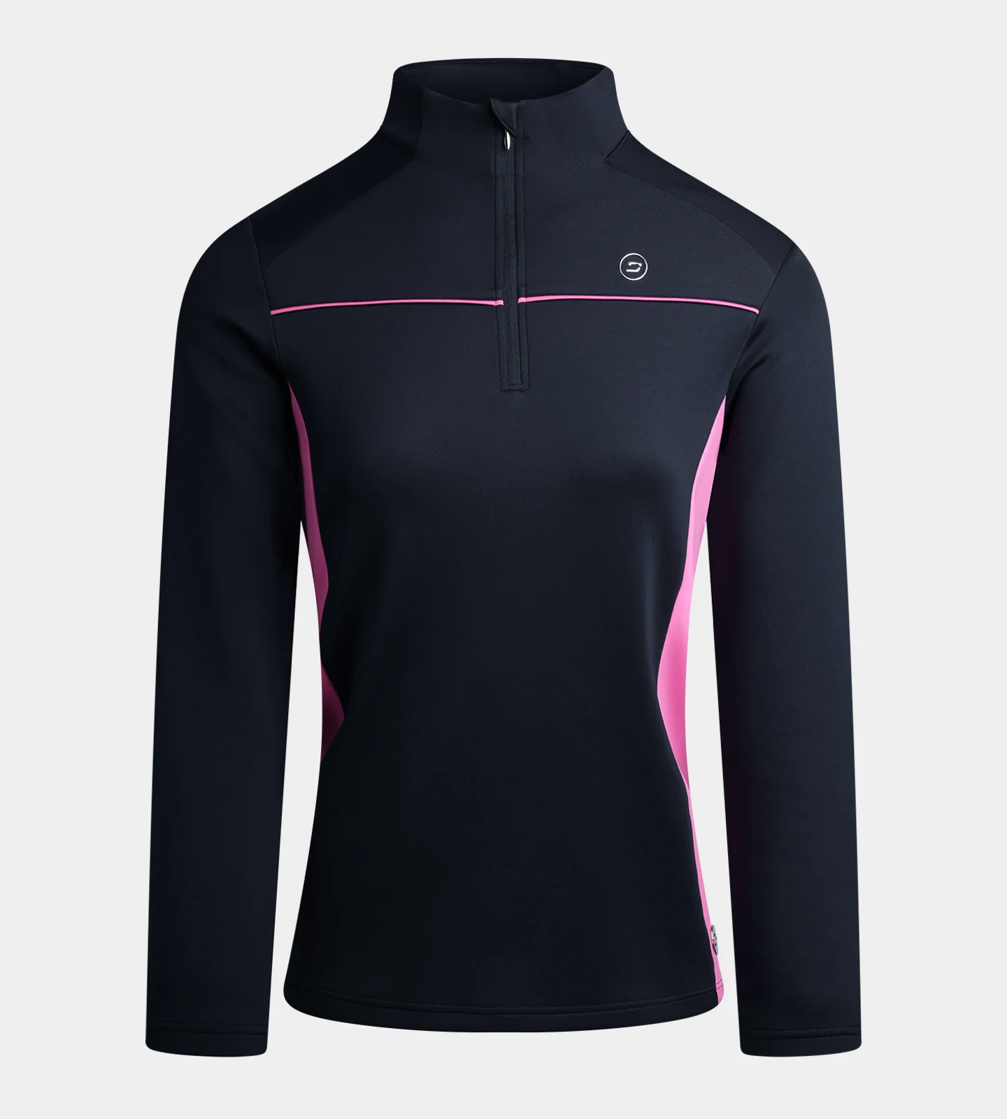 LADIES CROSS COUNTRY MIDLAYER - BLACK - Image 4