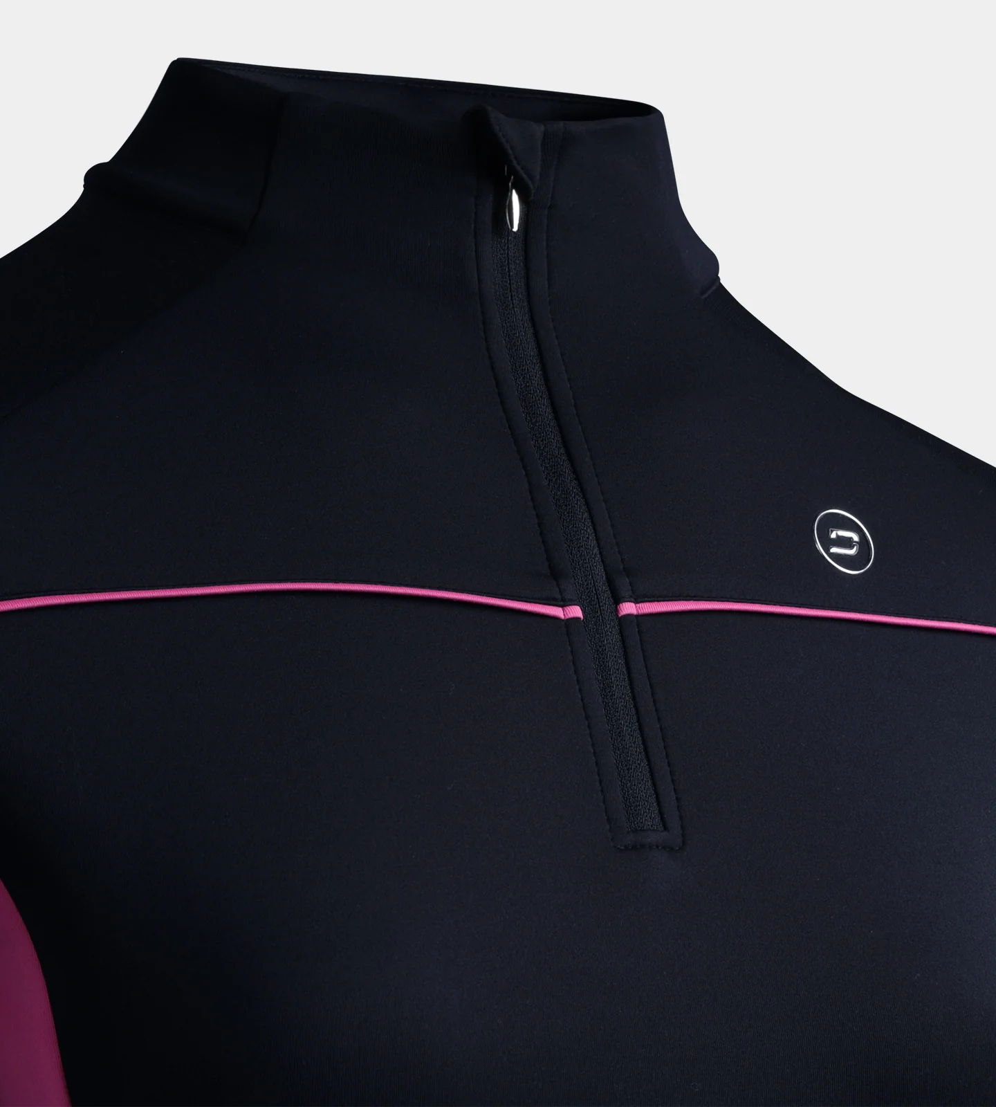 LADIES CROSS COUNTRY MIDLAYER - BLACK - Image 5