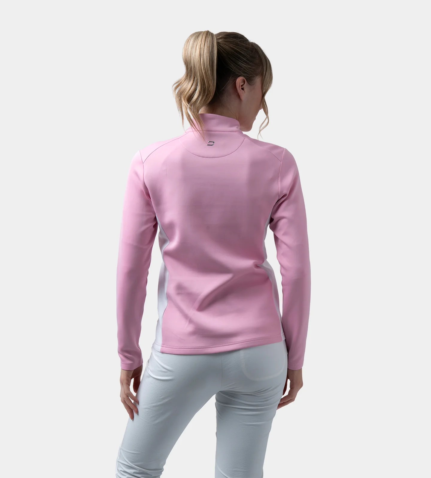 LADIES CROSS COUNTRY MIDLAYER - BLUSH - Image 2