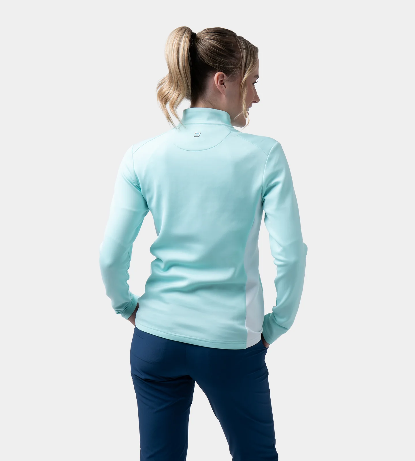 LADIES CROSS COUNTRY MIDLAYER - MINT - Image 3
