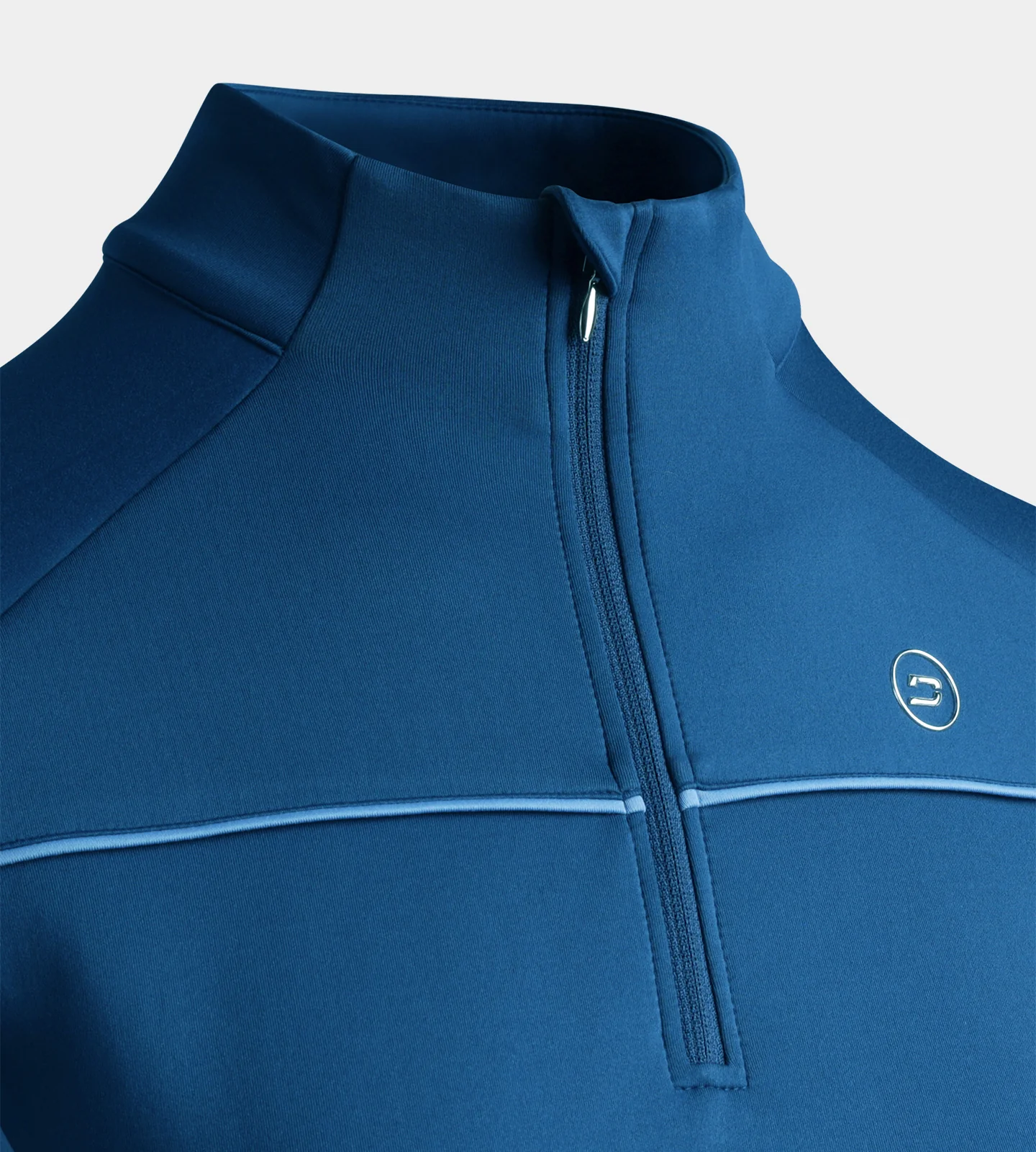 LADIES CROSS COUNTRY MIDLAYER - NAVY - Image 5