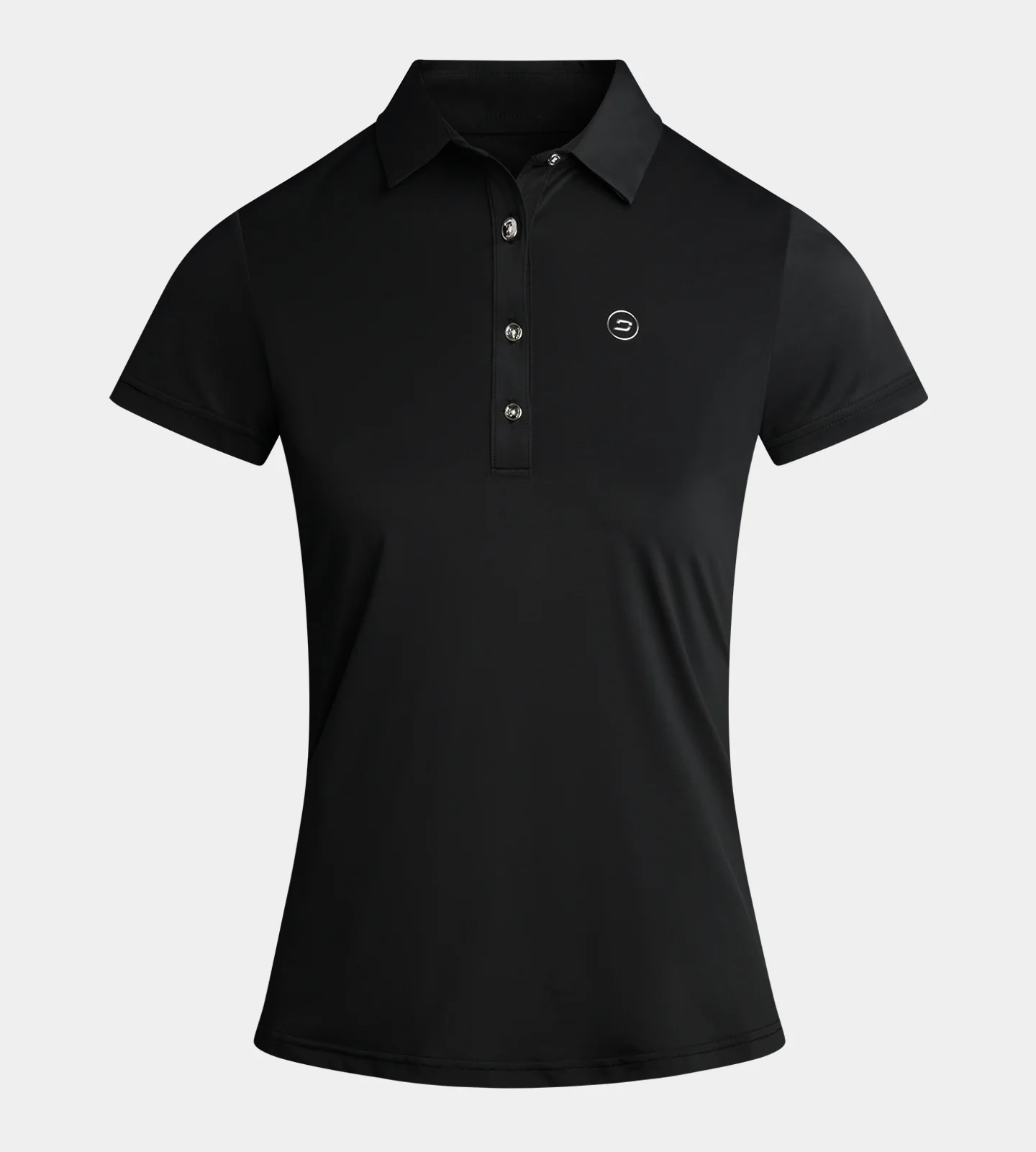 LADIES ELITE POLO - BLACK - Image 4