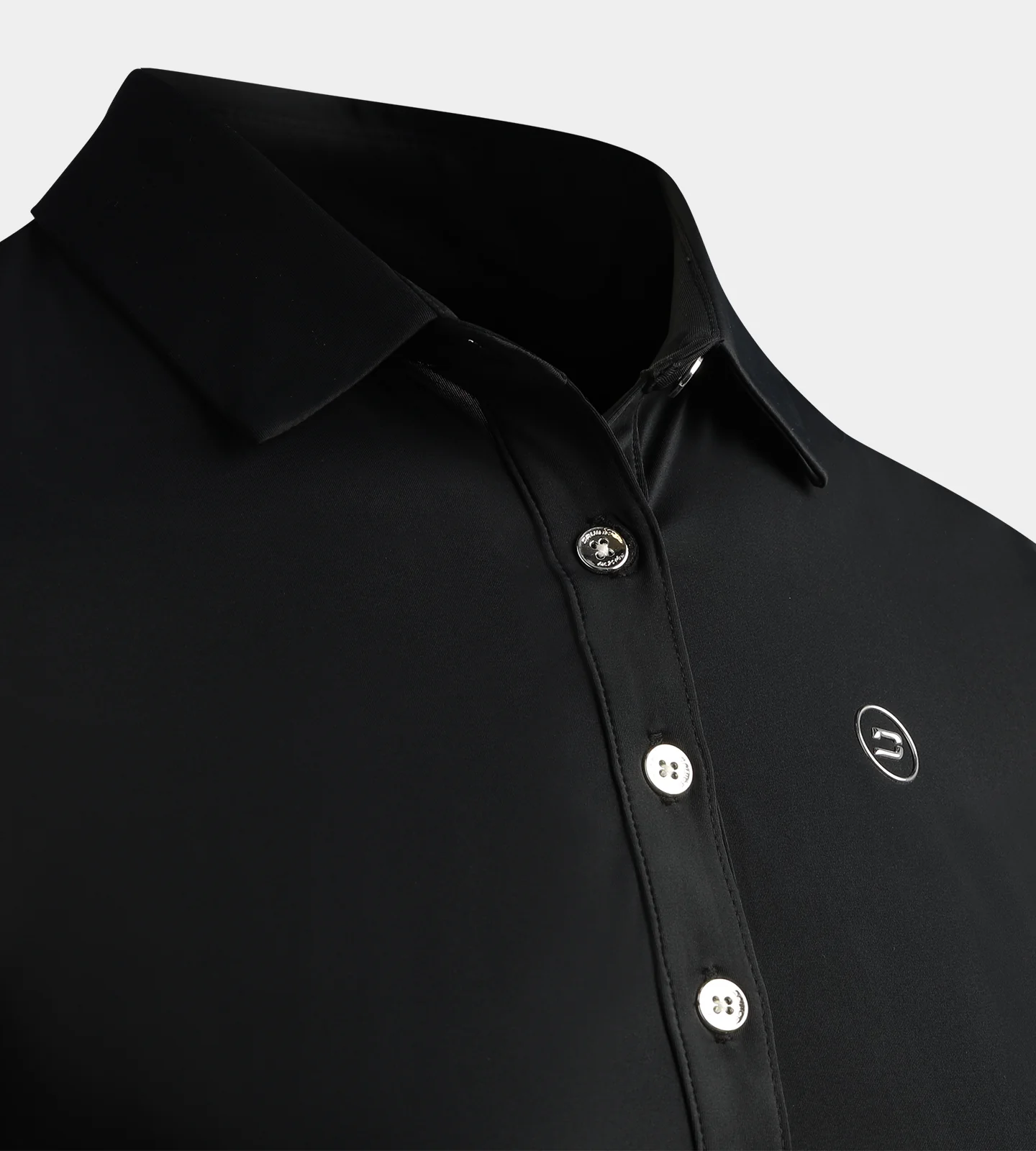 LADIES ELITE POLO - BLACK - Image 5