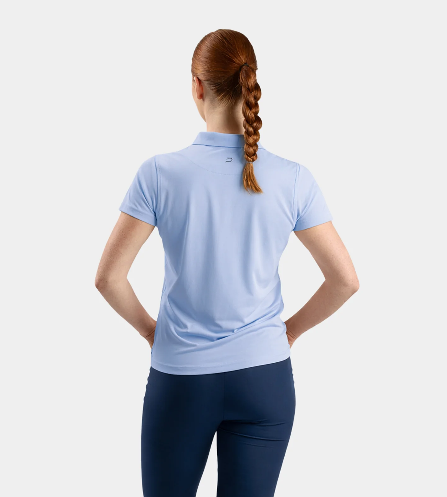 LADIES ELITE POLO - BLUE - Image 3
