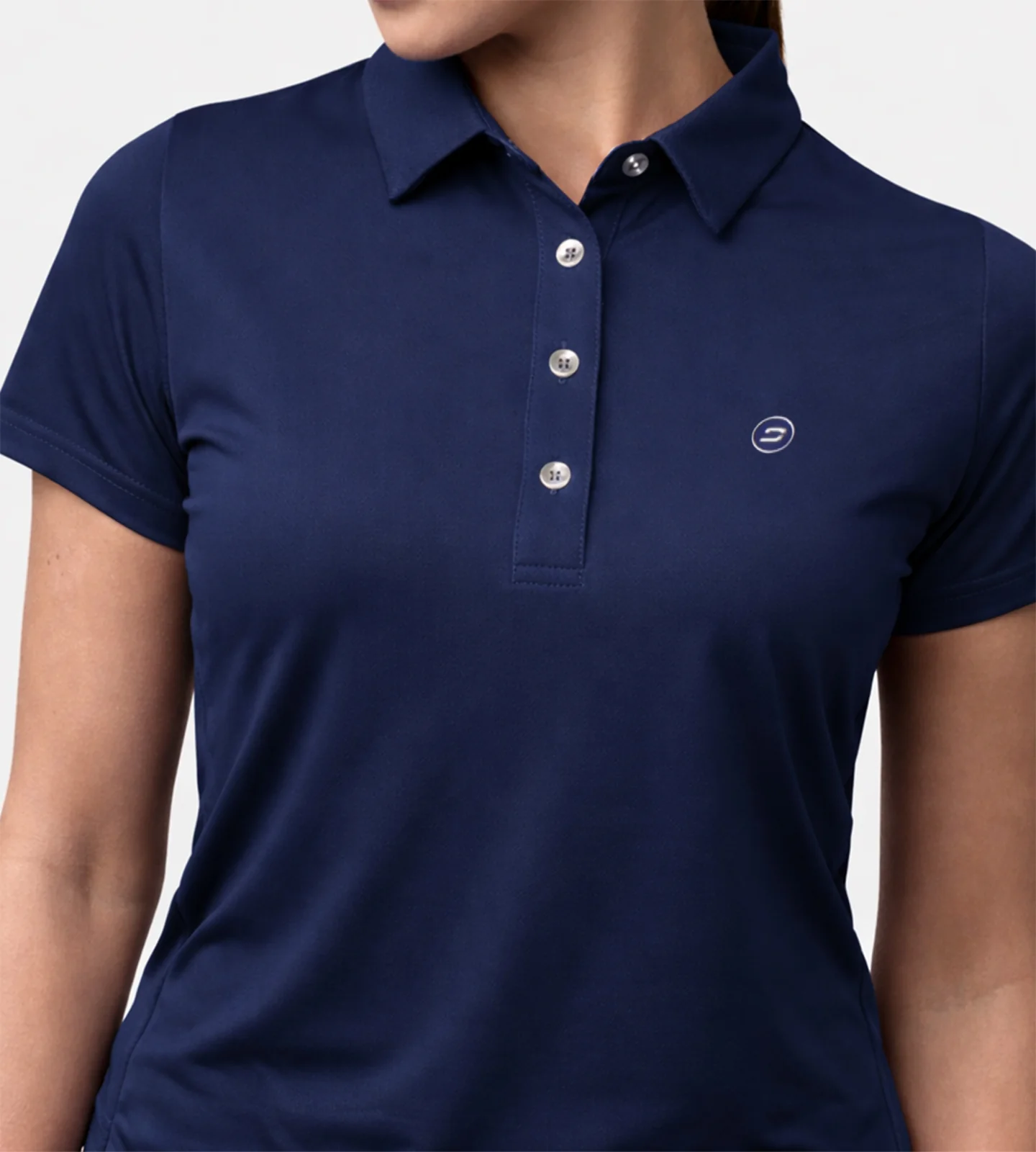 LADIES ELITE POLO - NAVY - Image 2