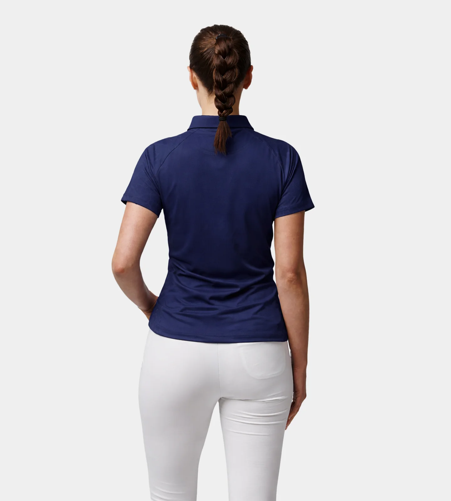 LADIES ELITE POLO - NAVY - Image 3
