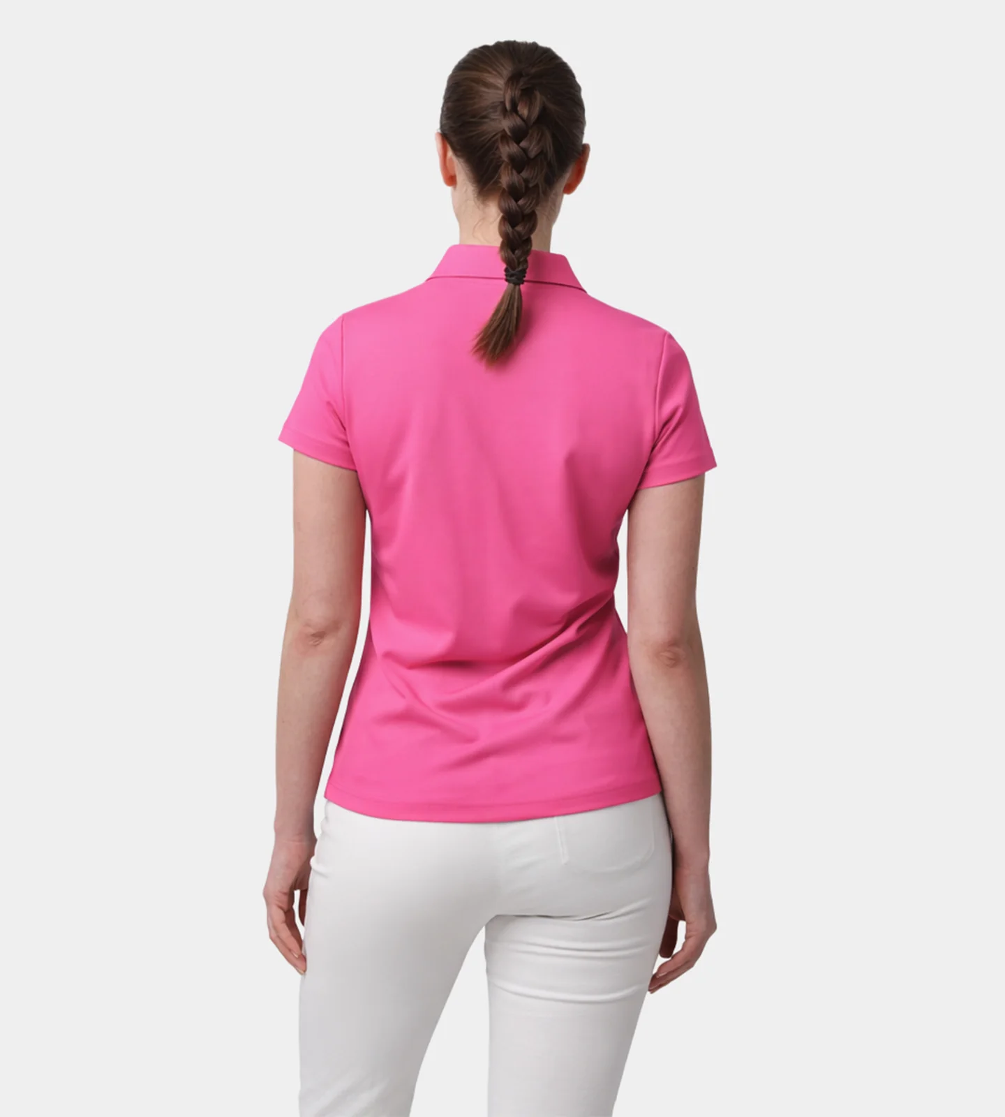 LADIES ELITE POLO - PINK - Image 3