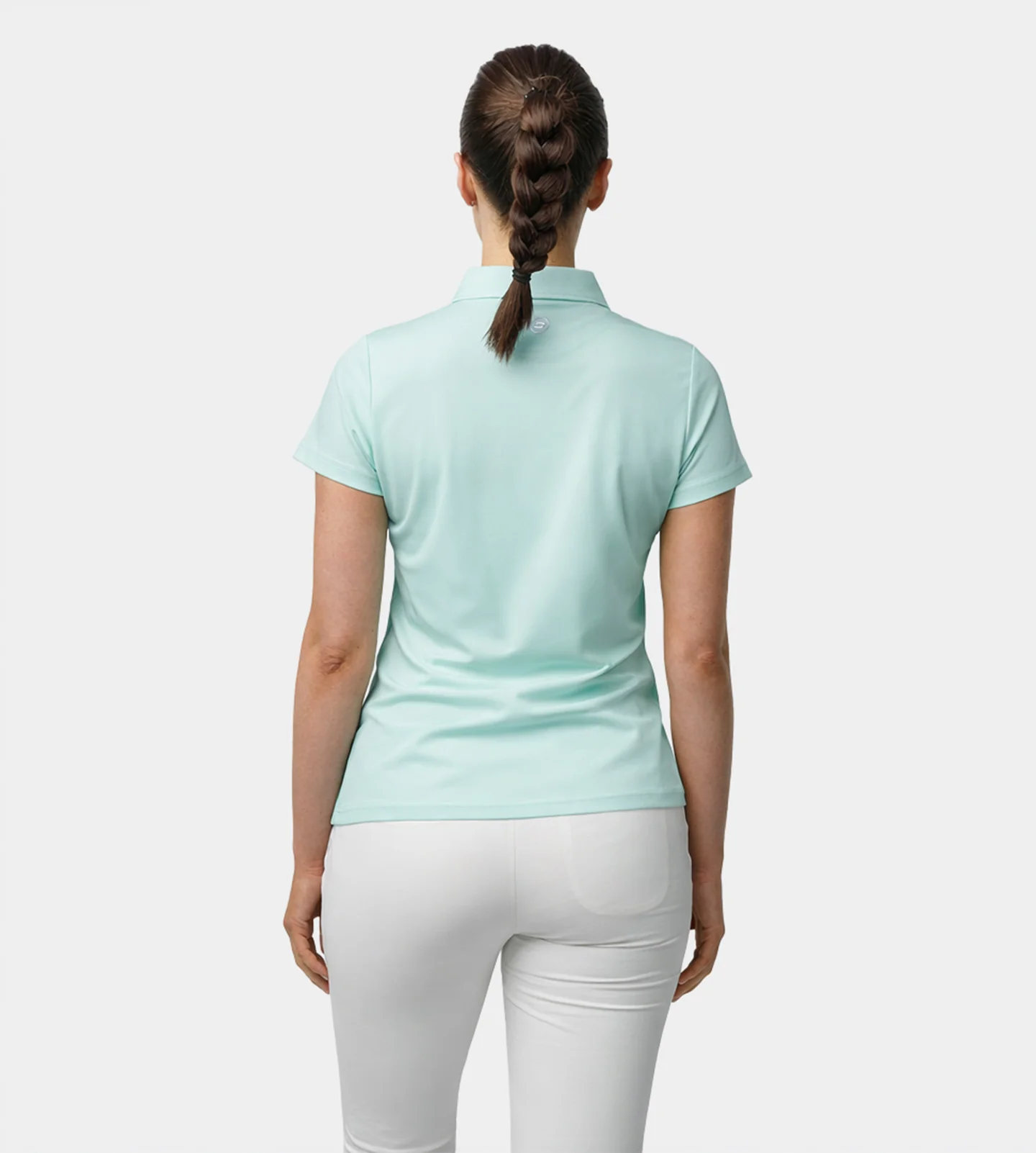 LADIES ELITE POLO - TEAL - Image 3