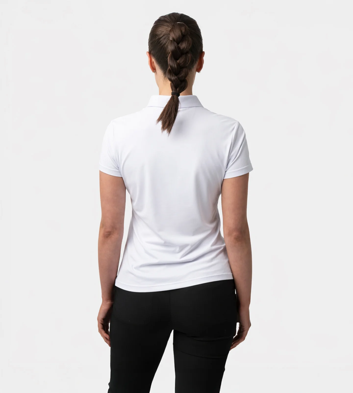 LADIES ELITE POLO - WHITE - Image 3