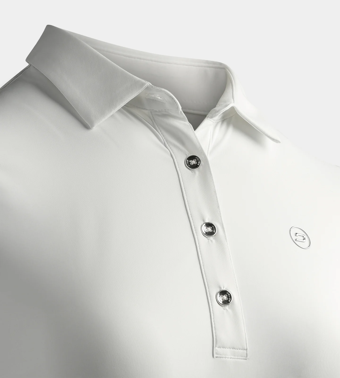 LADIES ELITE SLEEVELESS POLO - WHITE - Image 4