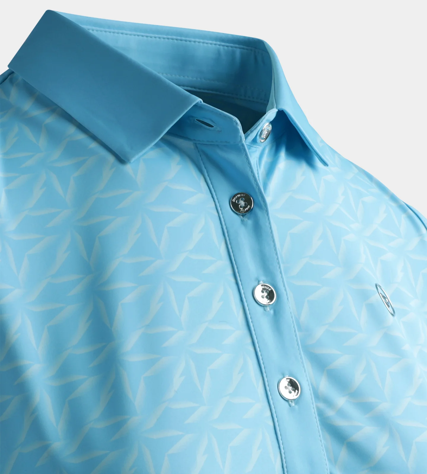 LADIES EMPIRE POLO - BLUE - Image 4