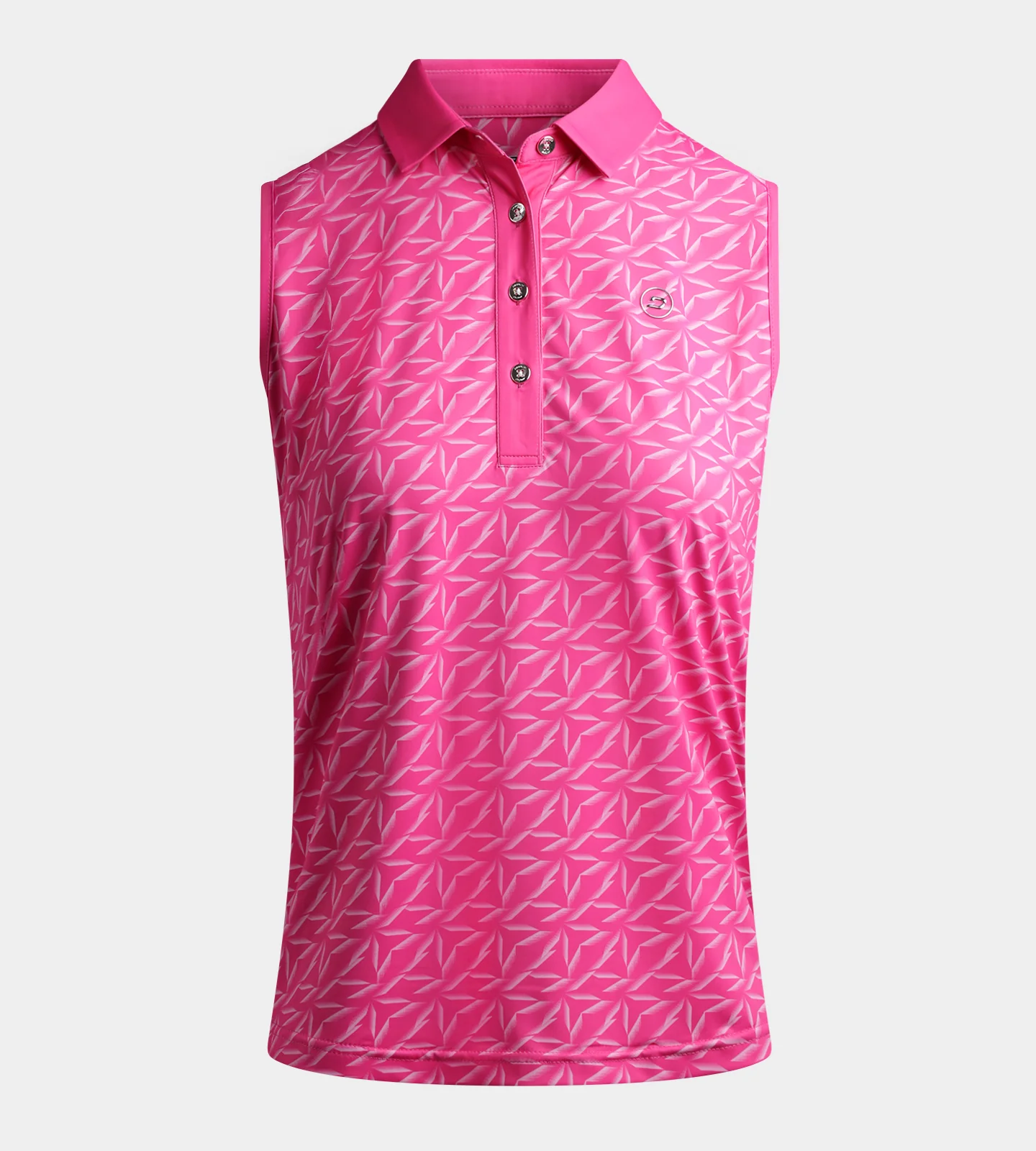 LADIES EMPIRE POLO - BRIGHT PINK - Image 4